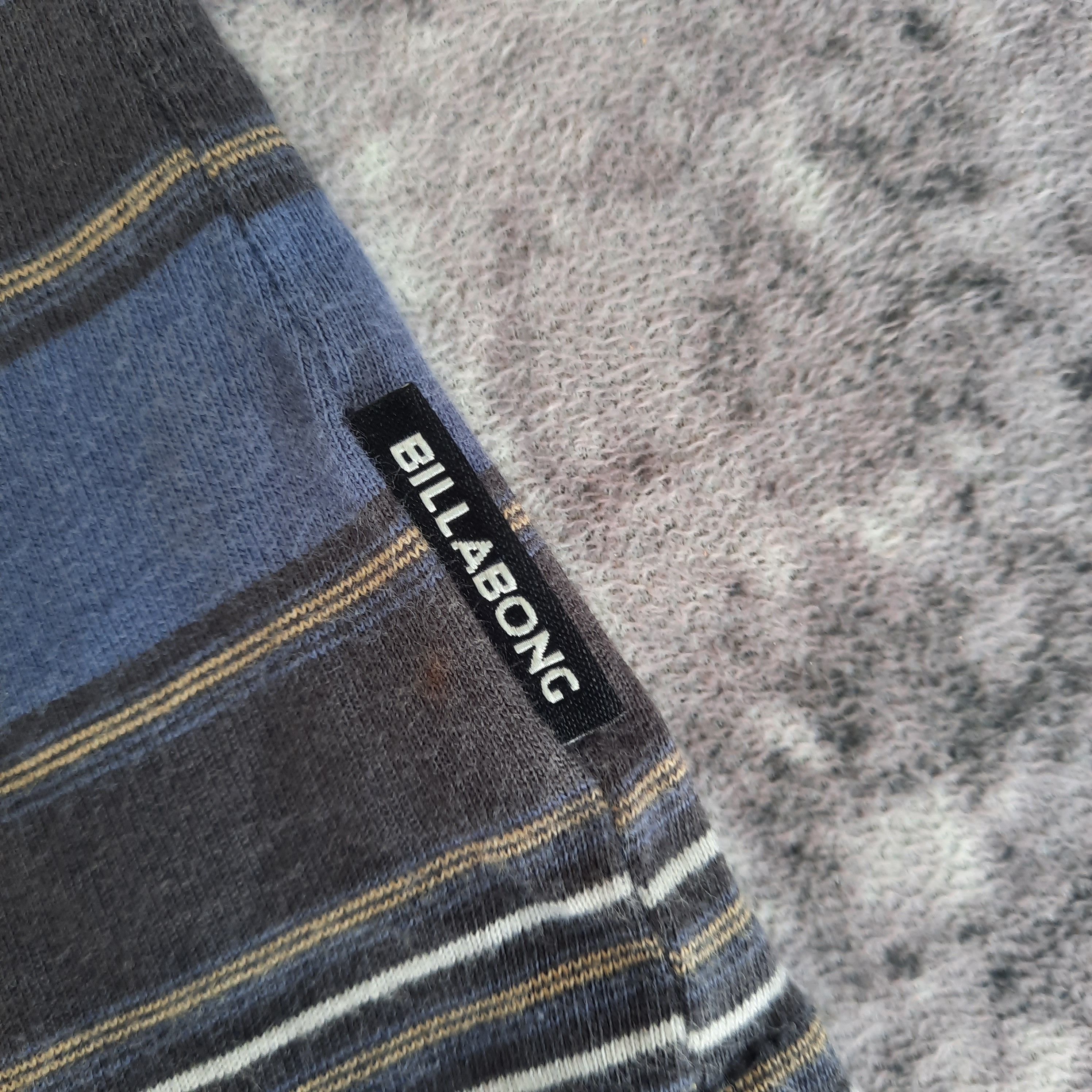 Billabong 🔥Billabong spellout embroidery stripes tshirt Size US L / EU 52-54 / 3 - 3 Thumbnail