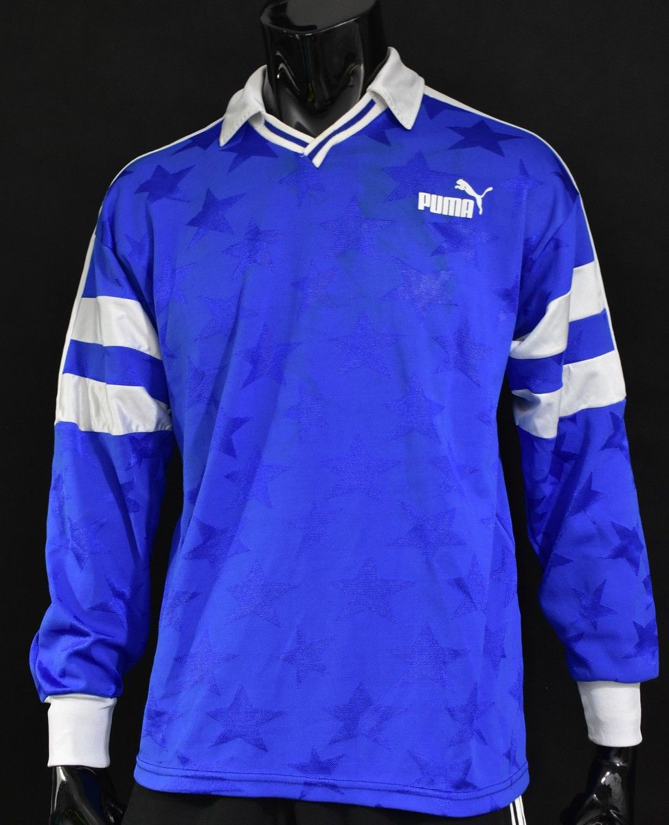 Puma PUMA Football Blue stars template Shirt (SIZE M men's) Size US M / EU 48-50 / 2 - 1 Thumbnail
