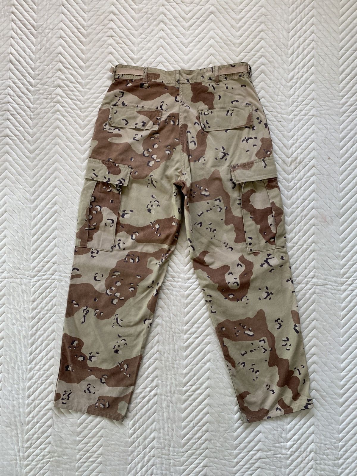 Vintage True Vintage 90s US Army Desert Storm Camouflage Cargo Pants Size US 32 / EU 48 - 2 Thumbnail