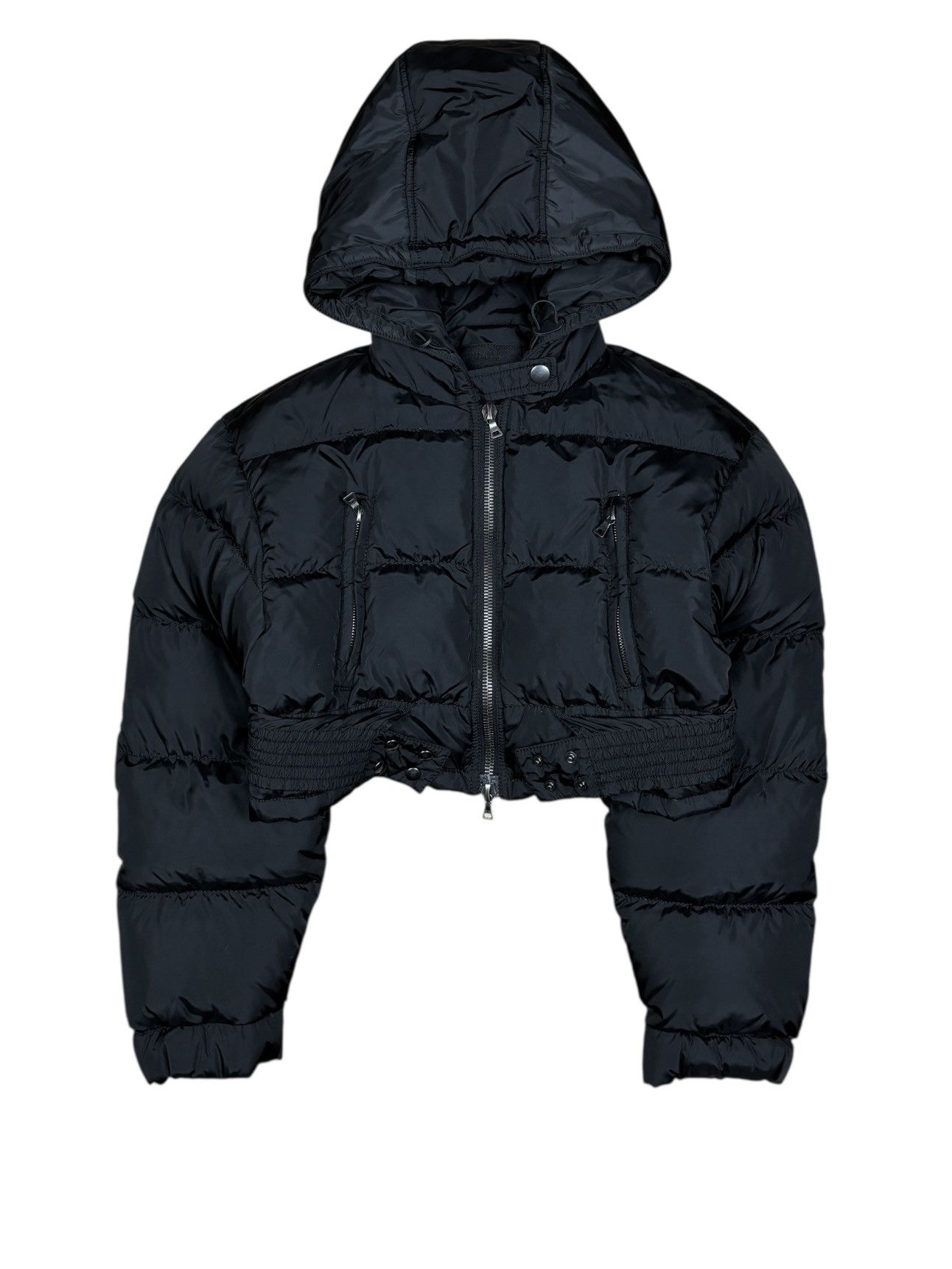 Prada Prada Milano Cropped Down Hooded Jacket Size M / US 6-8 / IT 42-44 - 1 Thumbnail