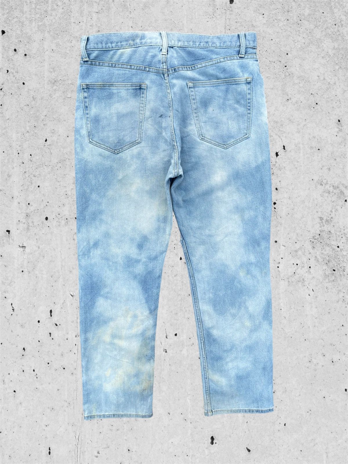 Japanese Brand 🔥 Japanese Brands Light Blue Distressed Denim W33🔥 Size US 33 - 9 Thumbnail