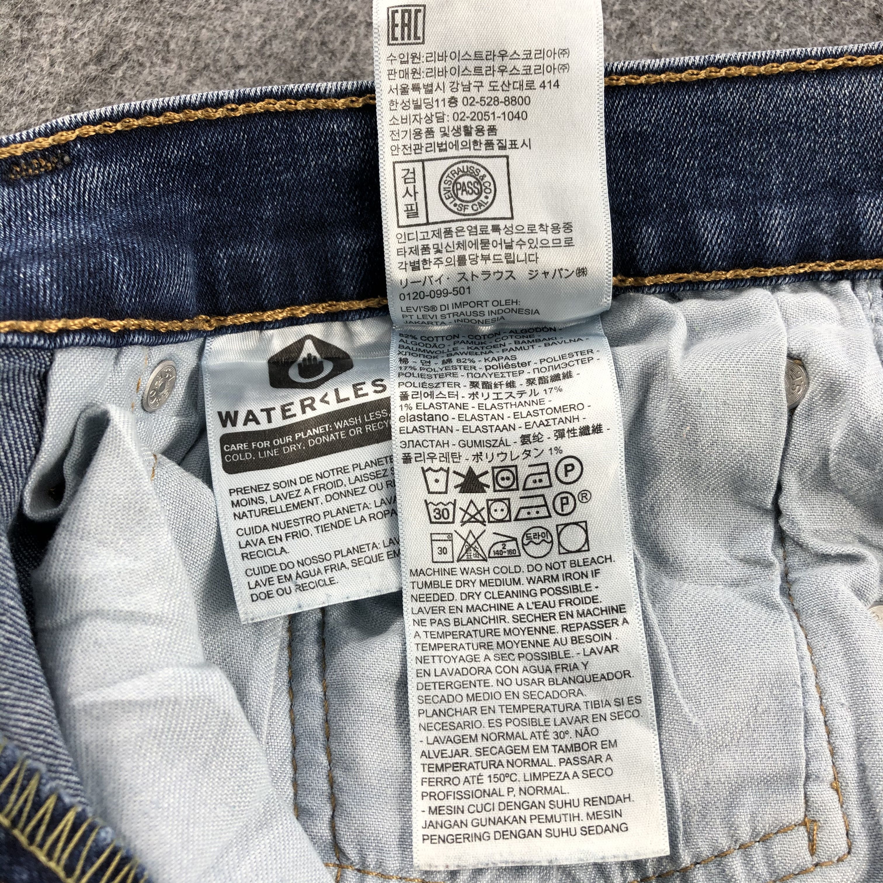 Levi's × Vintage Vintage Distress Levis 507 Jeans-JM1303 Size US 34 / EU 50 - 11 Thumbnail