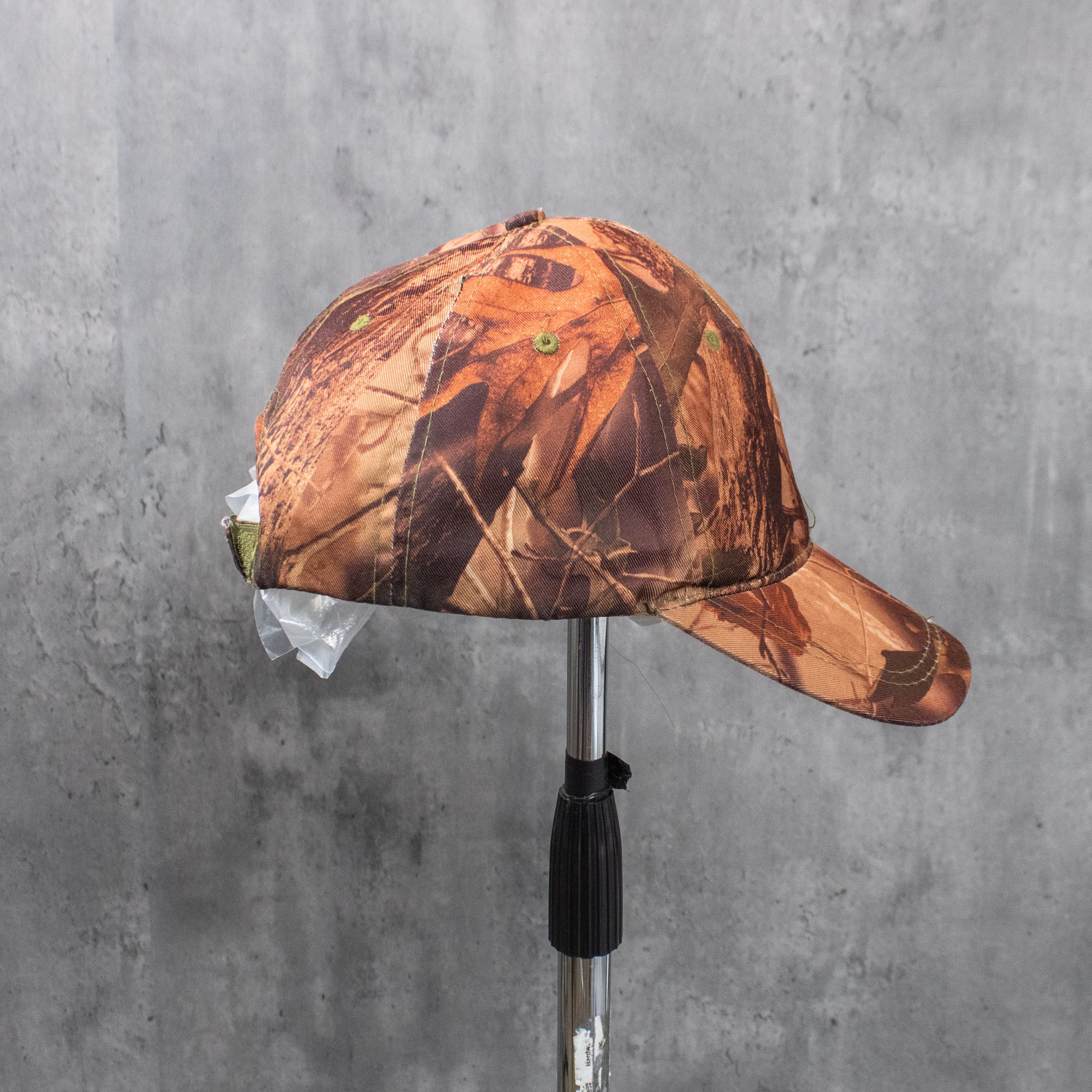 Realtree Y2K 2000's 00's Burnt Fall Real Tree Camo 6 Pannel Hat Size ONE SIZE - 4 Thumbnail