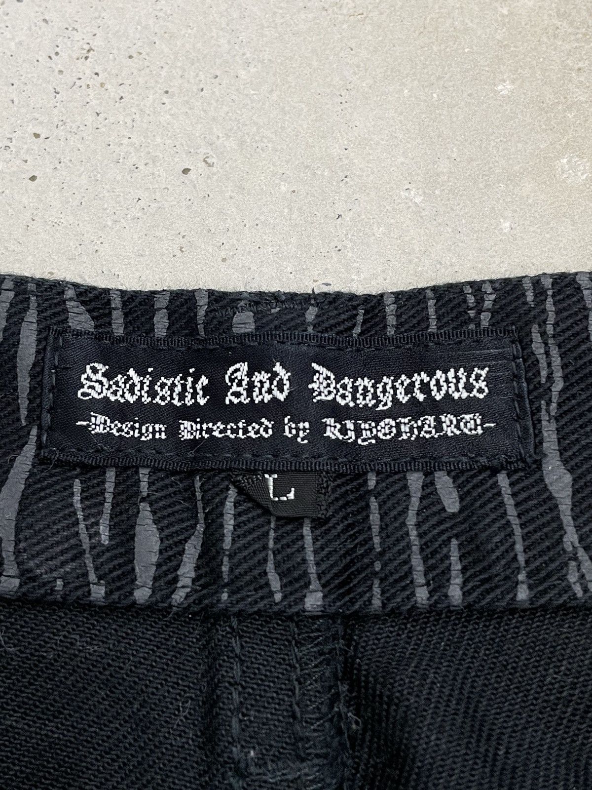 Japanese Brand × Tornado Mart Sadistic And Dangerous Japanese Flare Skin Denim Snakeskin Size US 29 - 16 Thumbnail