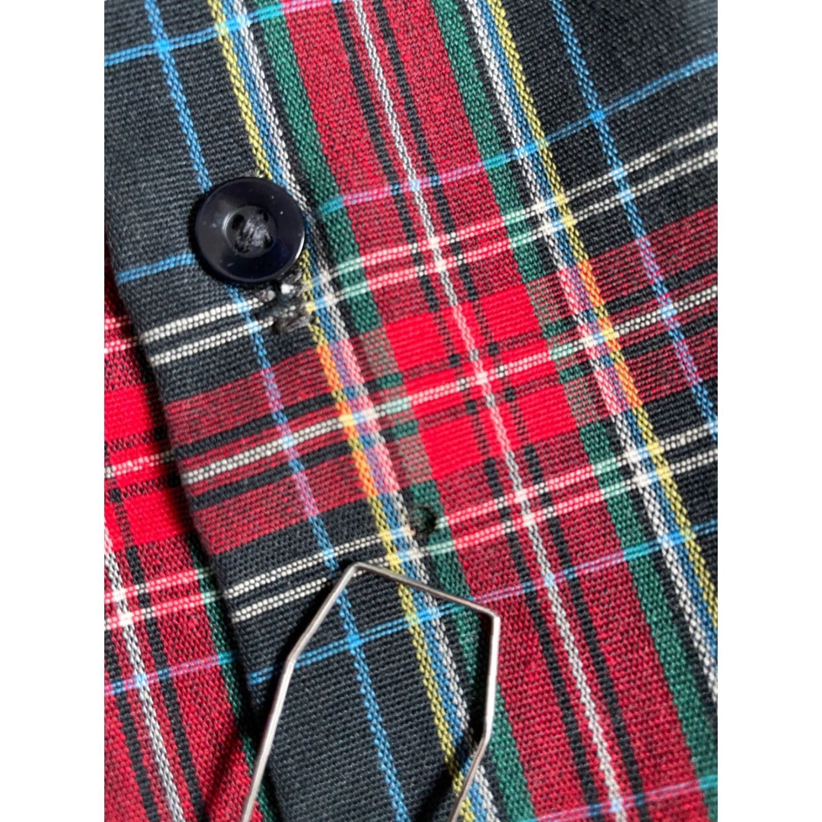 Vintage VINTAGE Big Mac Plaid Shirt Mens XL Red Green Tartan Flannel Cotton Polyester Button-Up 70s 80s Grunge Size US XL / EU 56 / 4 - 4 Thumbnail