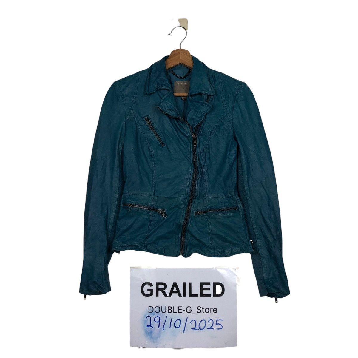 Japanese Brand 📌Vintage Cropped Biker Leather Jacket Muuba Issey Miyake Size M / US 6-8 / IT 42-44 - 1 Thumbnail