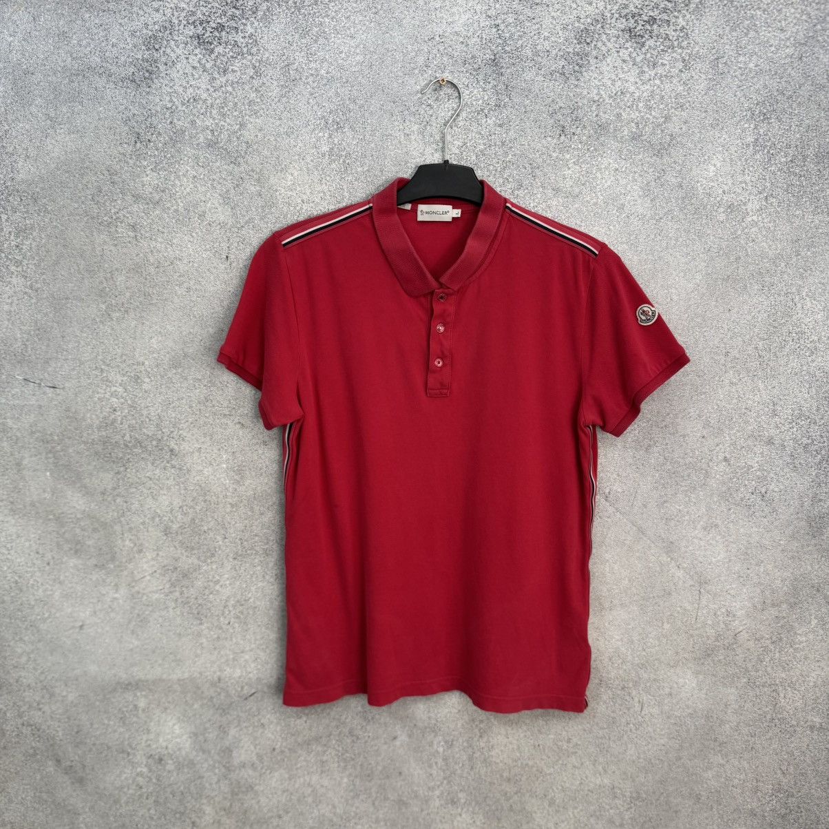 Moncler Moncler Polo Shirt Size US L / EU 52-54 / 3 - 1 Thumbnail