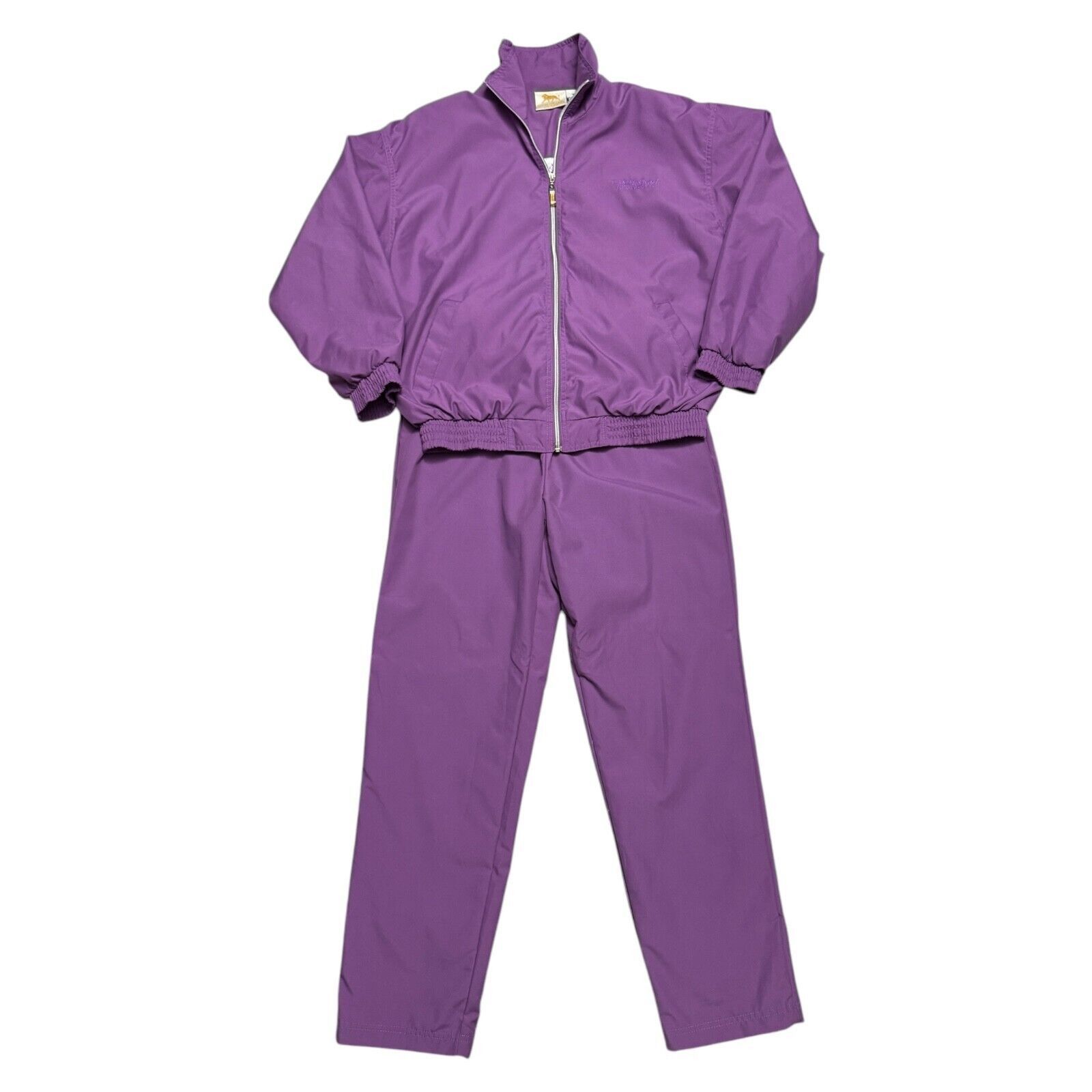 Vintage VINTAGE MGM GRAND Las Vegas Casino Lilac Retro 90 Track Suit Size M / US 6-8 / IT 42-44 - 1 Thumbnail