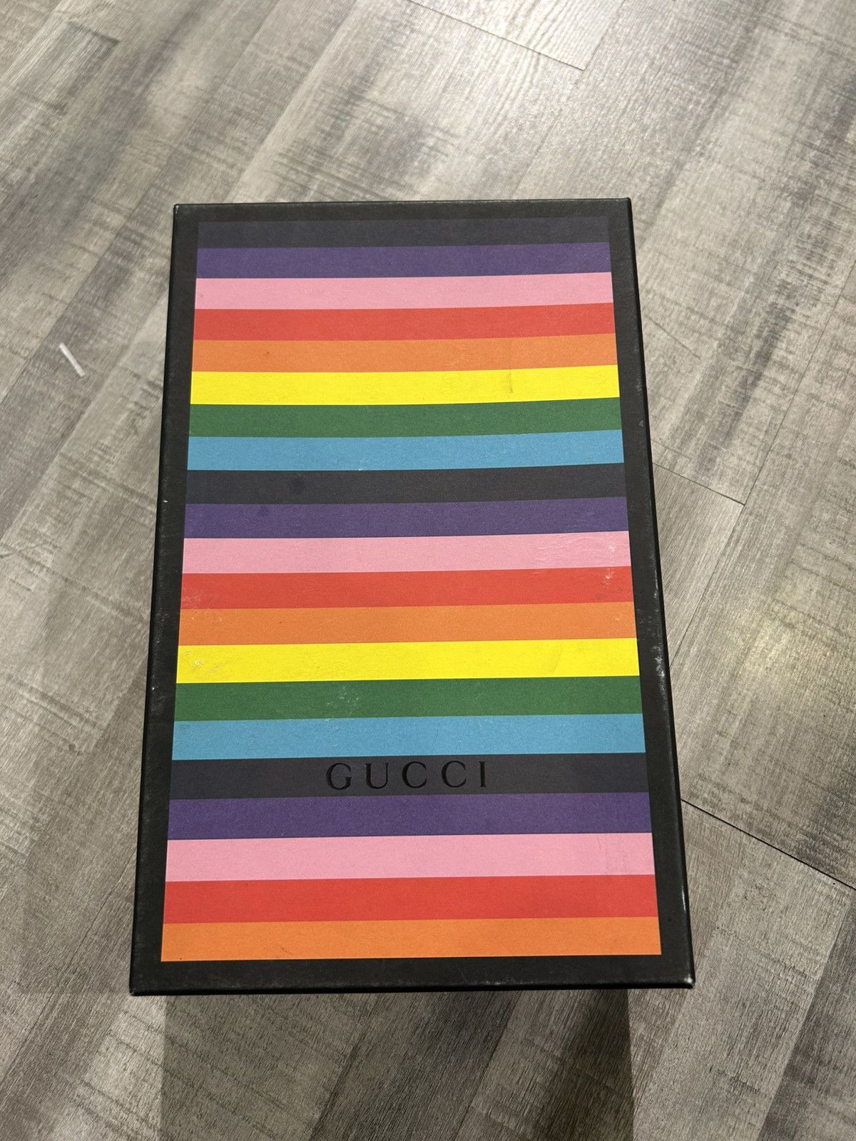 Gucci Gucci Ace "Blind For Love" Flatbottom Sneaker Size US 5 / EU 37 - 13 Thumbnail