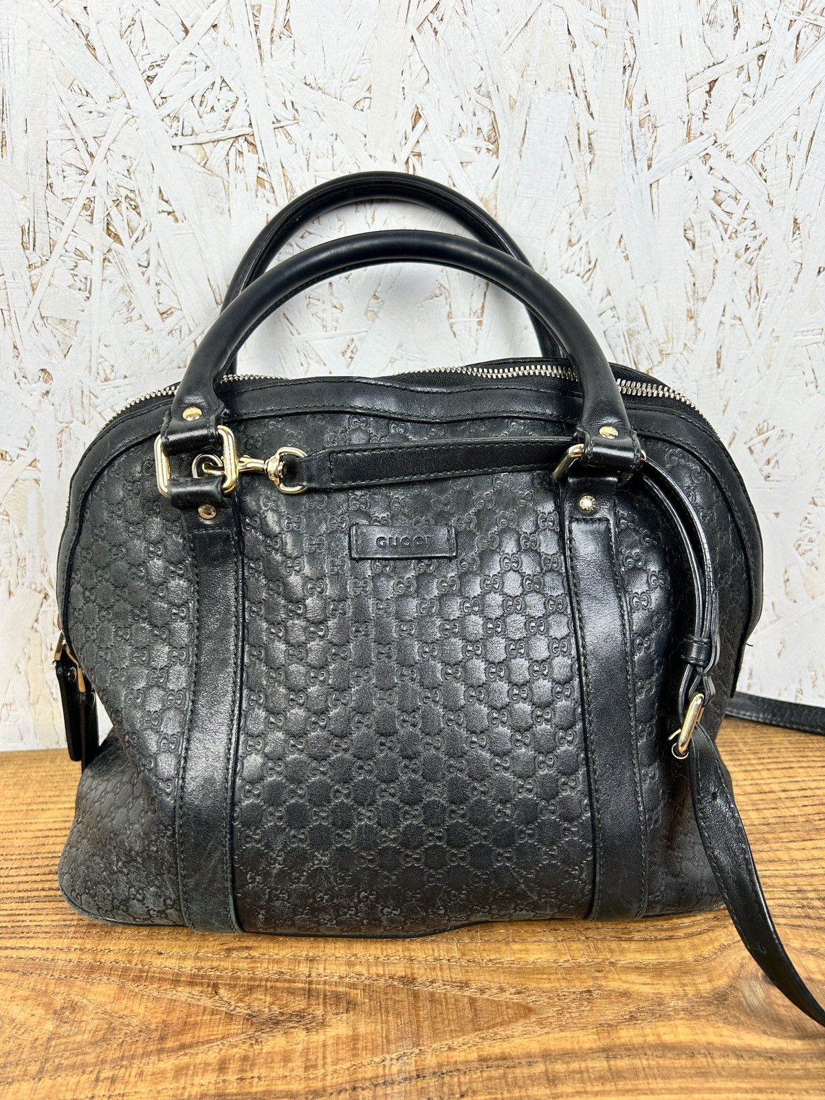 Gucci Gucci GG Micro Guccissima Leather Handbag 449663 Size ONE SIZE - 1 Thumbnail