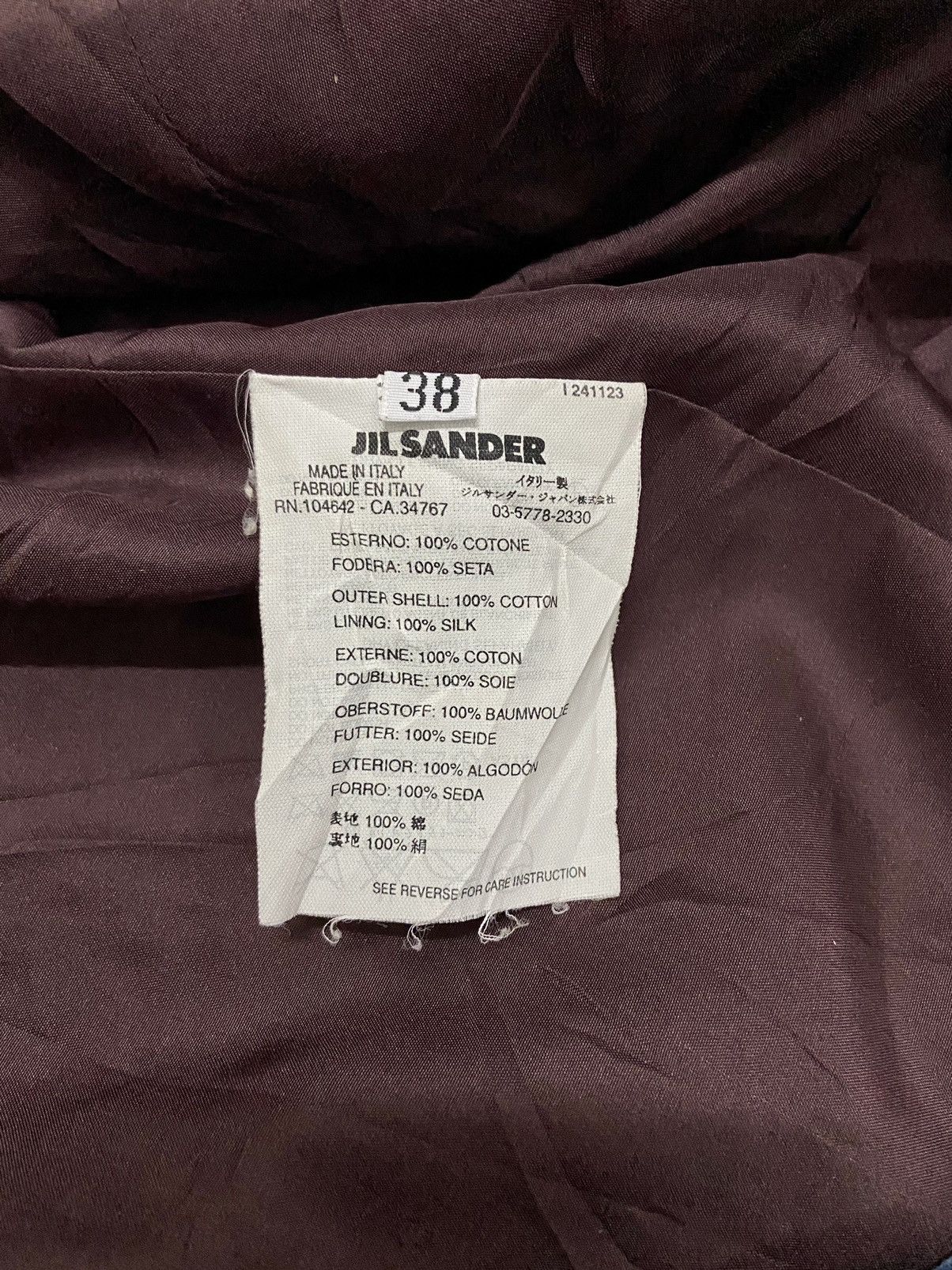 Jil Sander JILL SANDER VELVET BLAZER Size XS / US 0-2 / IT 36-38 - 10 Thumbnail