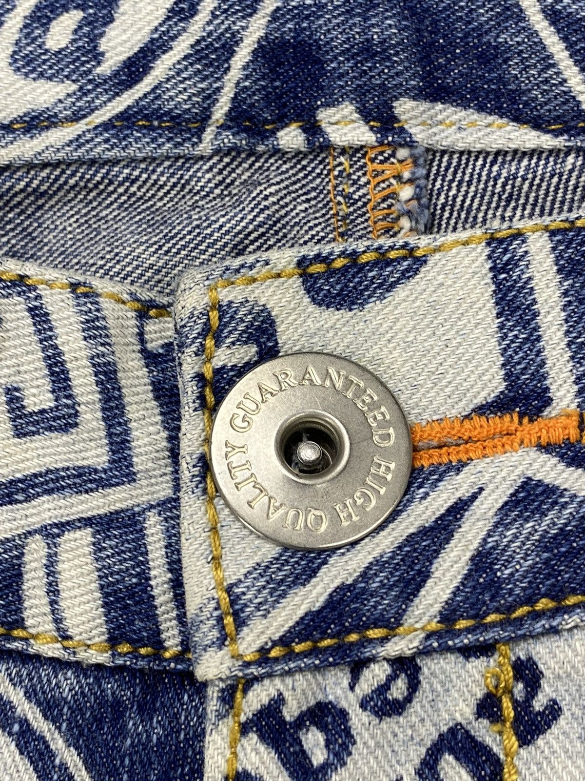 Beauty Beast × If Six Was Nine × Japanese Brand Japanese Surf Girls Oahu Northshore Fullprinted Denim Size 31" - 6 Thumbnail