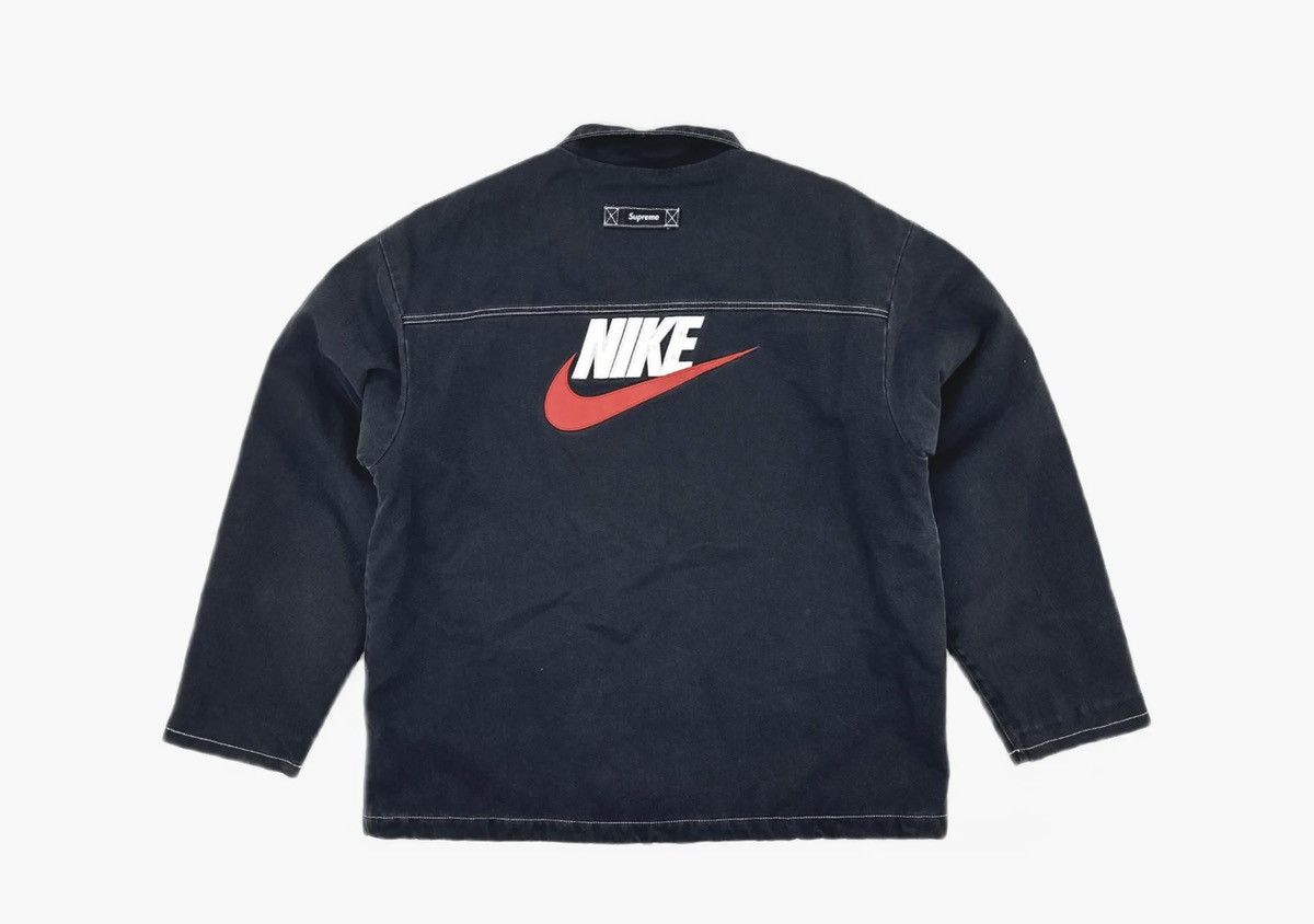 Nike × Supreme Supreme nike double zip Quilted Work jacket black Size US XL / EU 56 / 4 - 2 Thumbnail