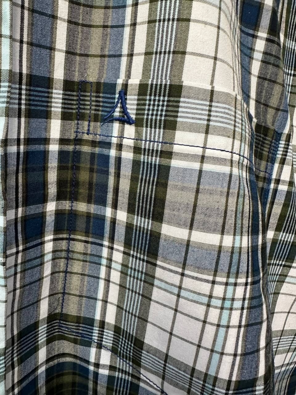 Other Schoffel Button Up Shirt Check Long Sleeve Point Collar Size US L / EU 52-54 / 3 - 10 Thumbnail