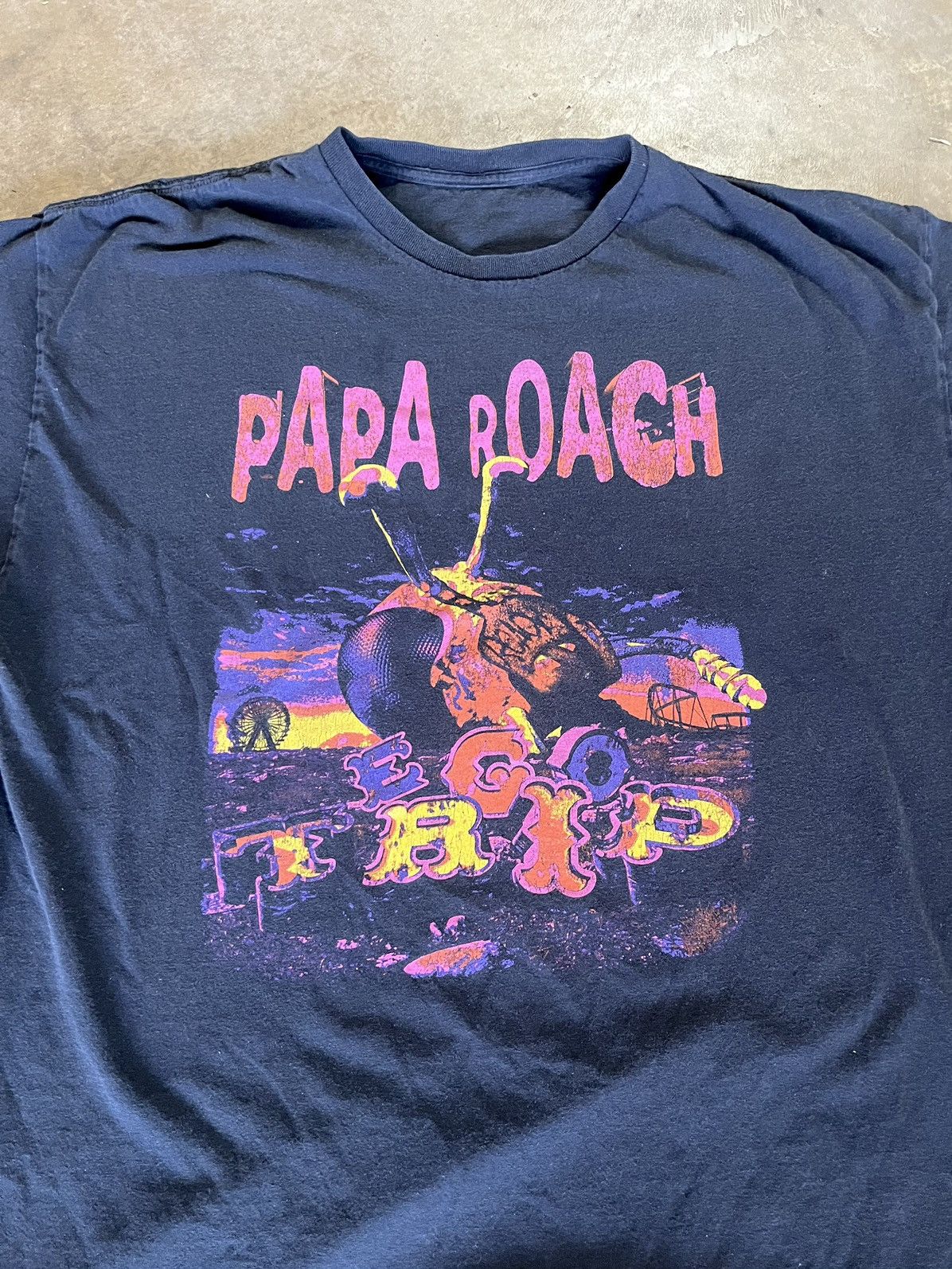 Band Tees Faded Papa Roach Ego Trip Tour Tee Size US L / EU 52-54 / 3 - 2 Thumbnail