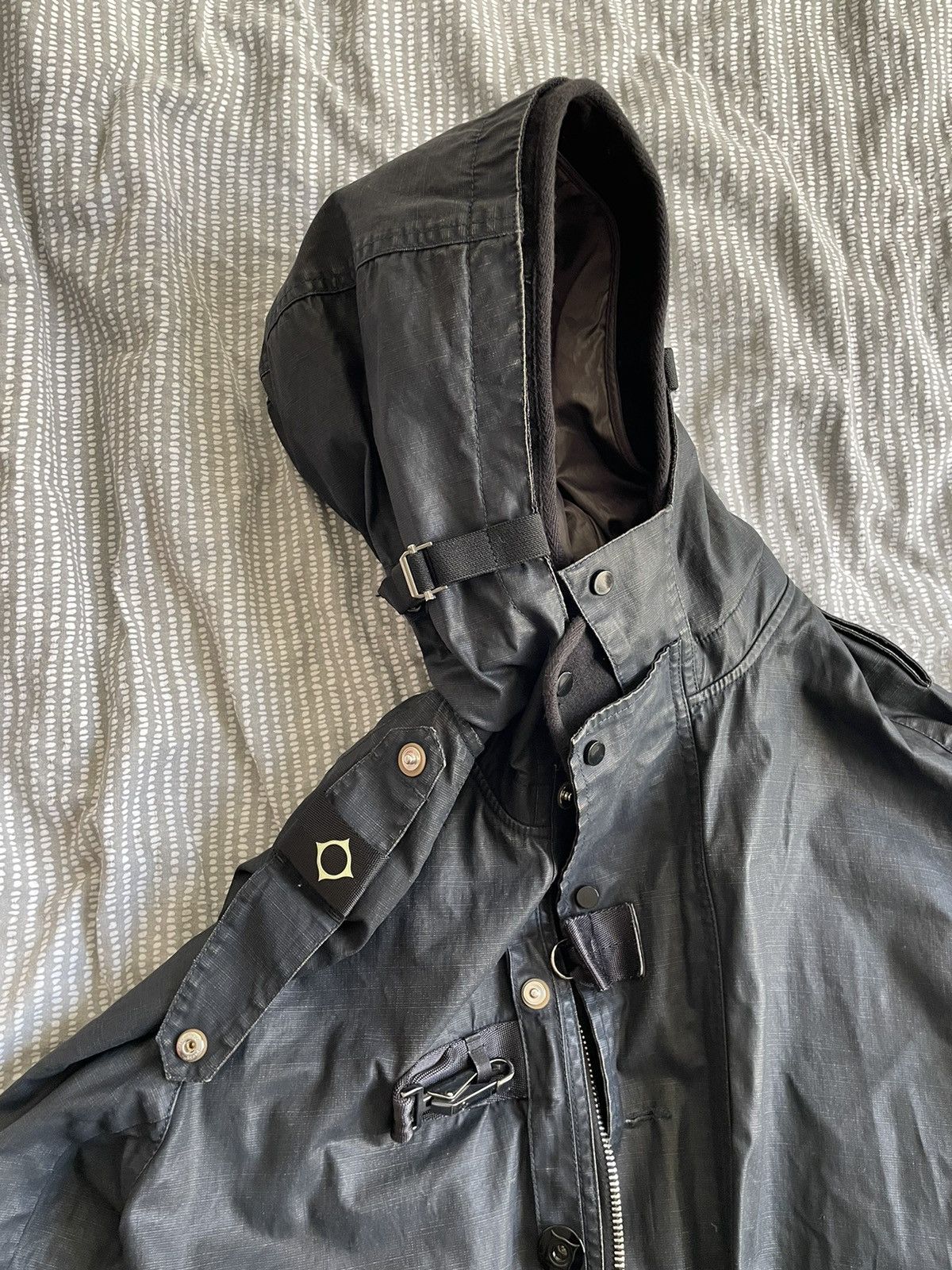 image of Ma Strum x Massimo Osti Ma.strum 2010 Defence Parka 2In1 Size Medium Tag Large Mint in Navy, Men's