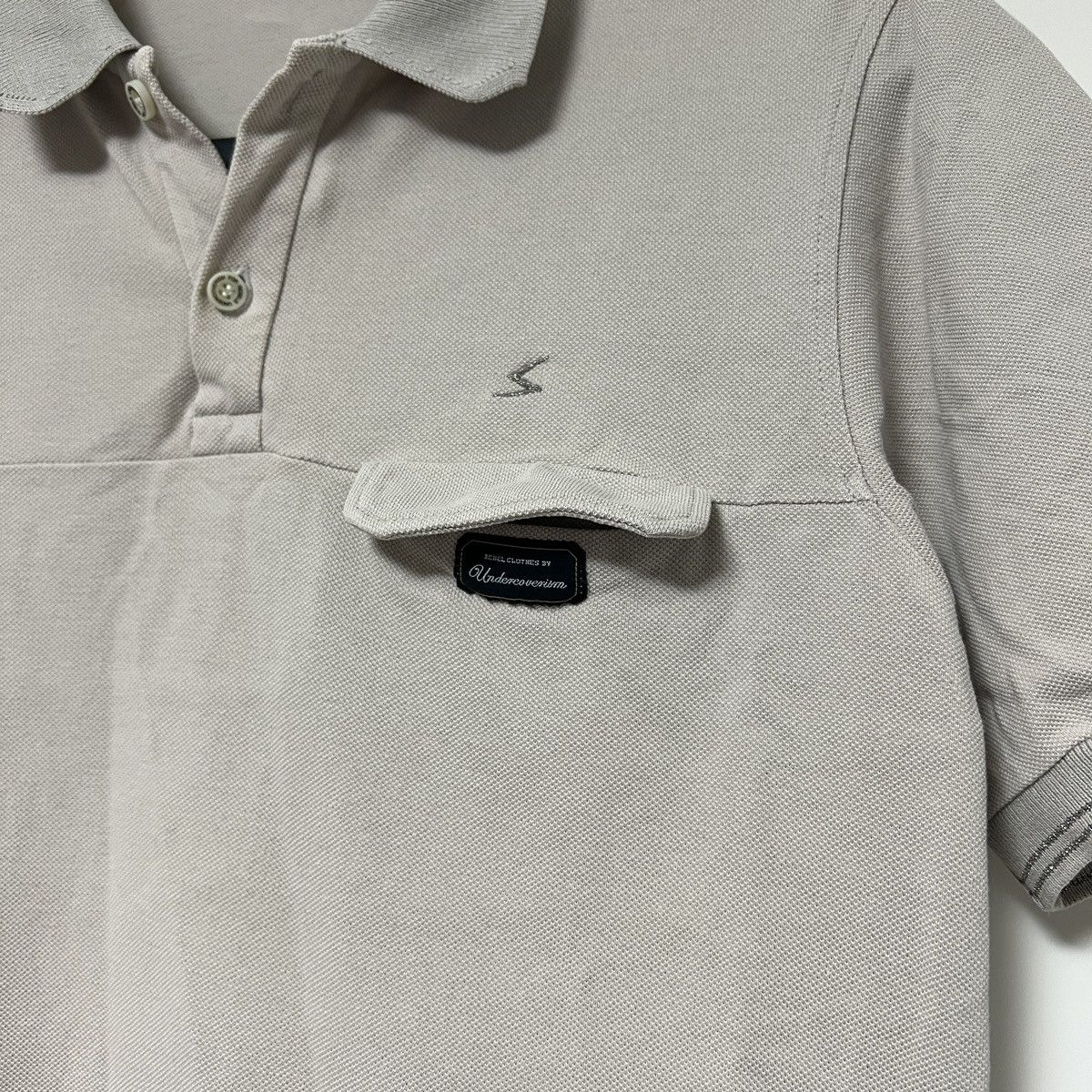 Undercover SS09 Lightning Bolt Polo Top Size US M / EU 48-50 / 2 - 2 Thumbnail