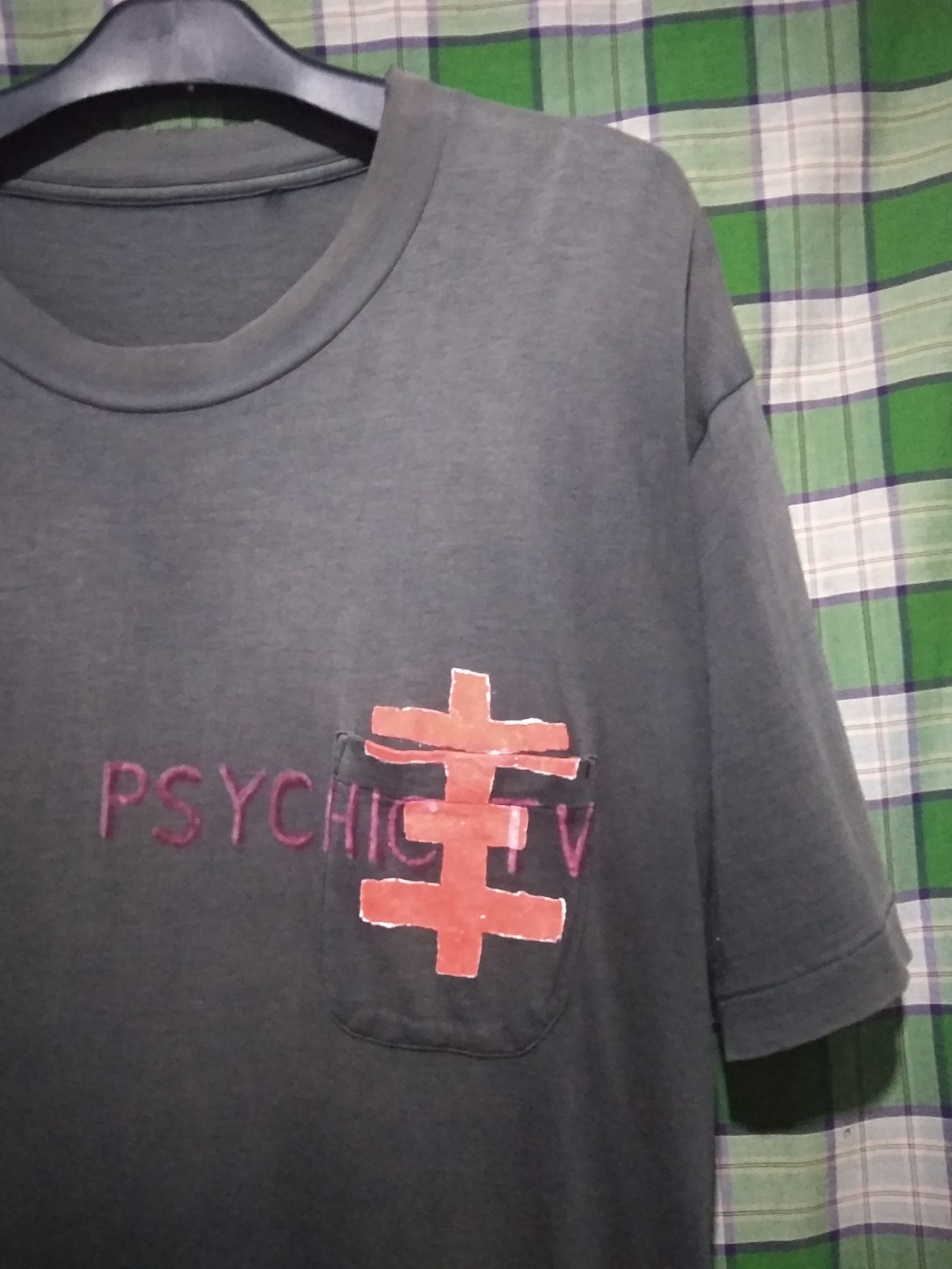 Band Tees Vintage Distressed sun Faded PSYCHIC TV pocket tees Punk Size US L / EU 52-54 / 3 - 2 Thumbnail