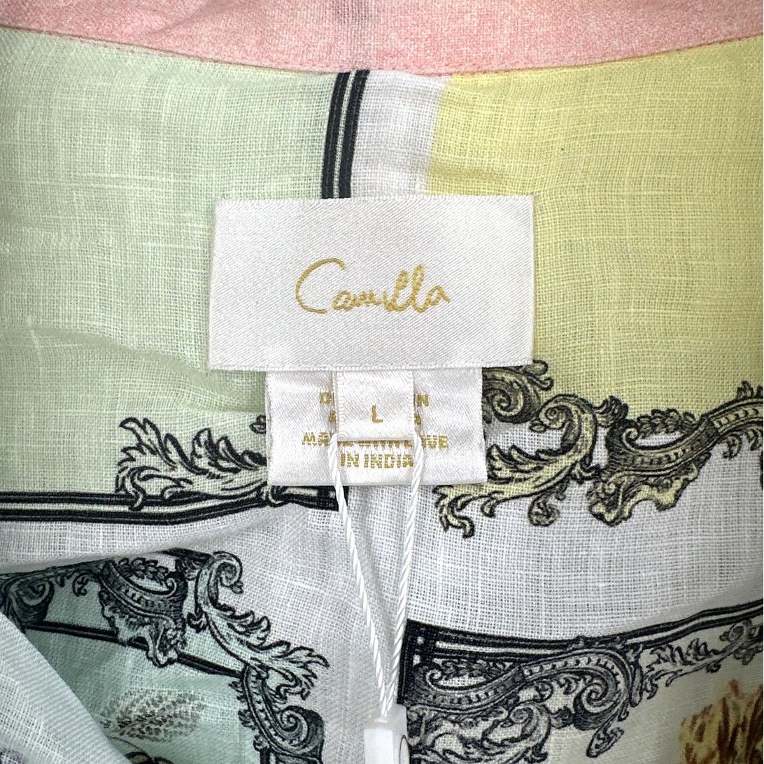 CAMILLA Camilla Long Live Letterpress Mini Shift Shirt Dress Size L Size L / US 10 / IT 46 - 9 Thumbnail