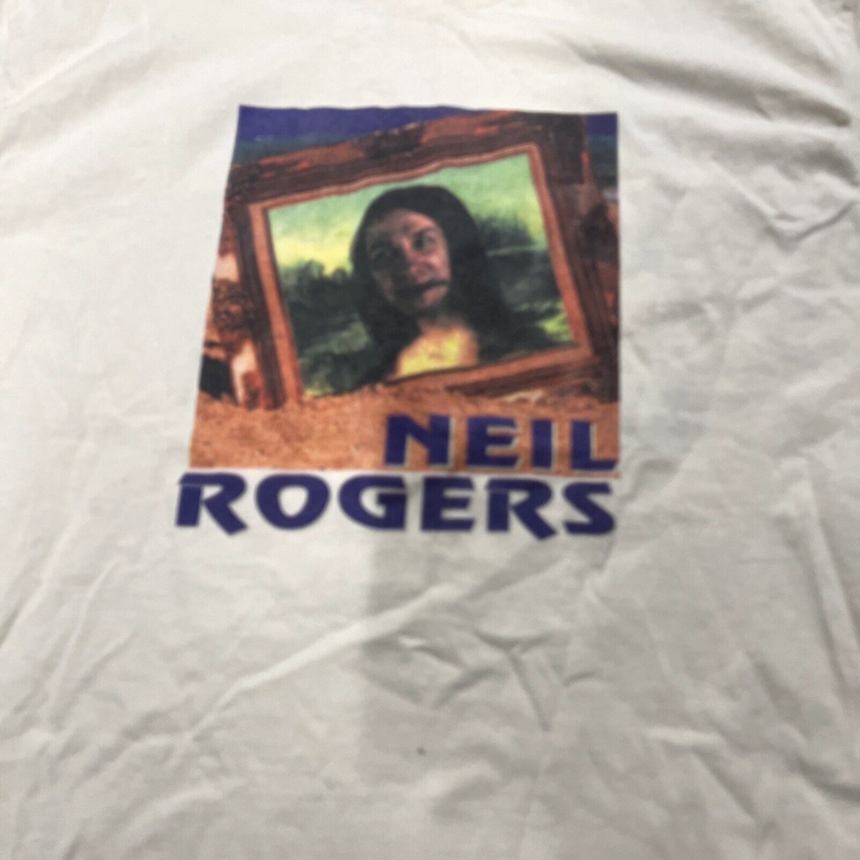 Fruit Of The Loom Vintage Neil Rogers Talk Radio Show Graphic T Shirt 1991 610 WIOD White XL Size US XL / EU 56 / 4 - 2 Thumbnail