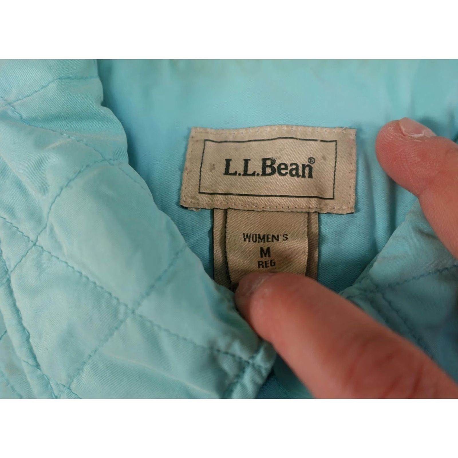 Vintage VINTAGE L.L.Bean Jacket Womens M Blue Quilted Button Insulated Chore Barn Size M / US 6-8 / IT 42-44 - 3 Thumbnail