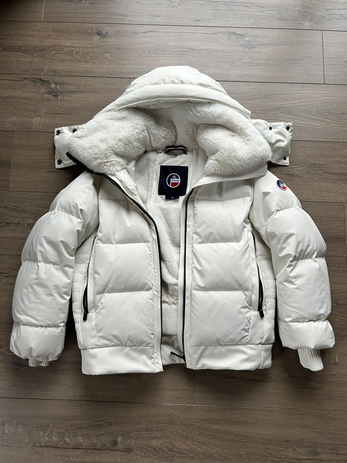 Fusalp Fusalp Dolores white warm city ski jacket S Size S / US 4 / IT 40 - 1 Thumbnail