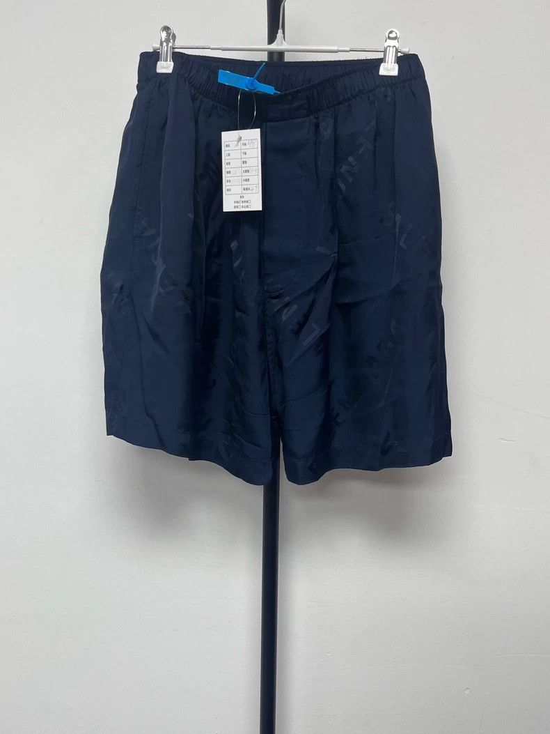 Balenciaga size 48 Full print dark stripe shorts
