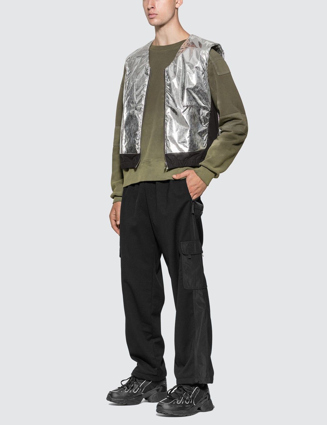 Ambush Design Ambush Silver and Black Padded Vest Size US M / EU 48-50 / 2 - 4 Thumbnail
