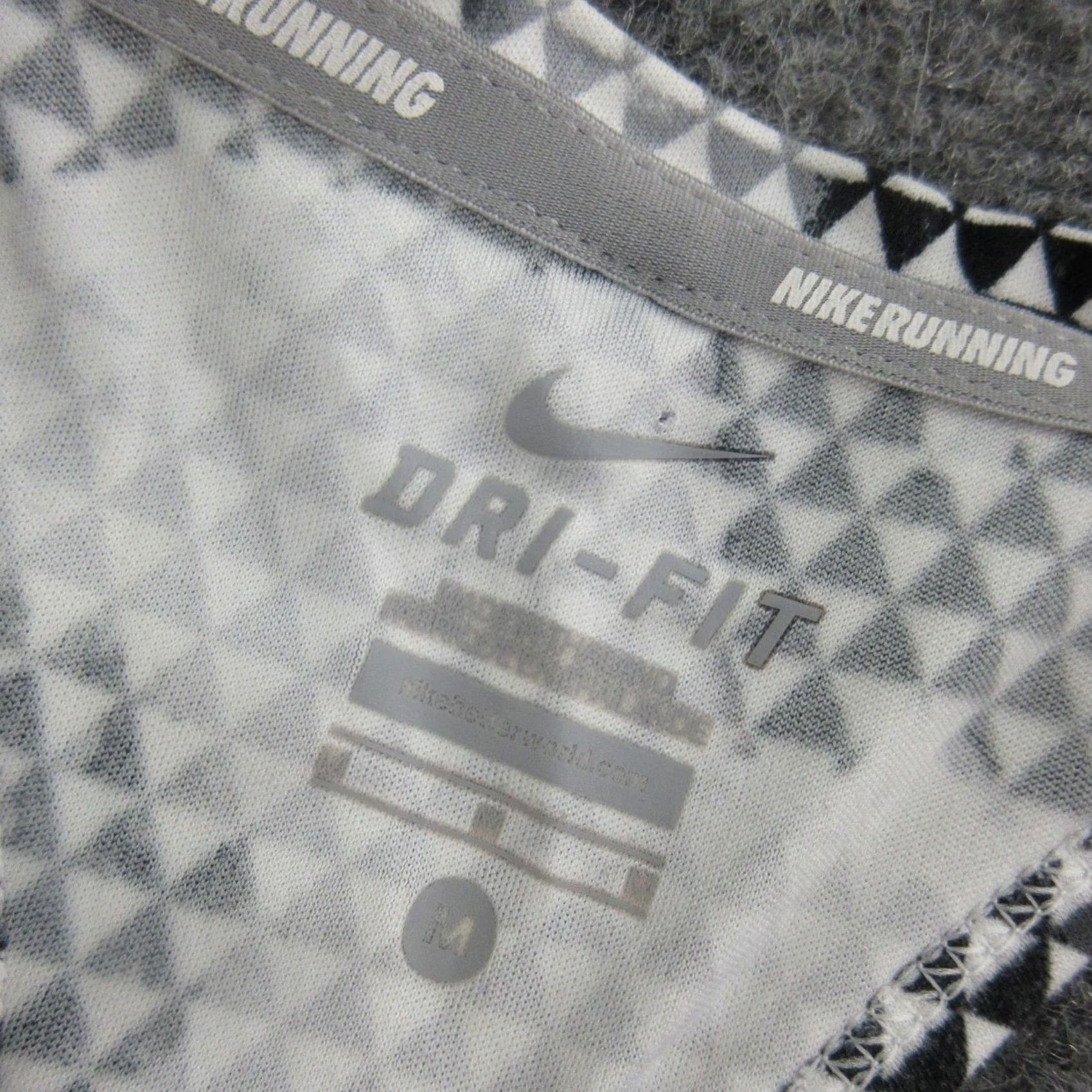 Nike Nike Dri-FIT Running Tank Top Womens M Black Racerback Fitness Shirt Size M / US 6-8 / IT 42-44 - 5 Thumbnail
