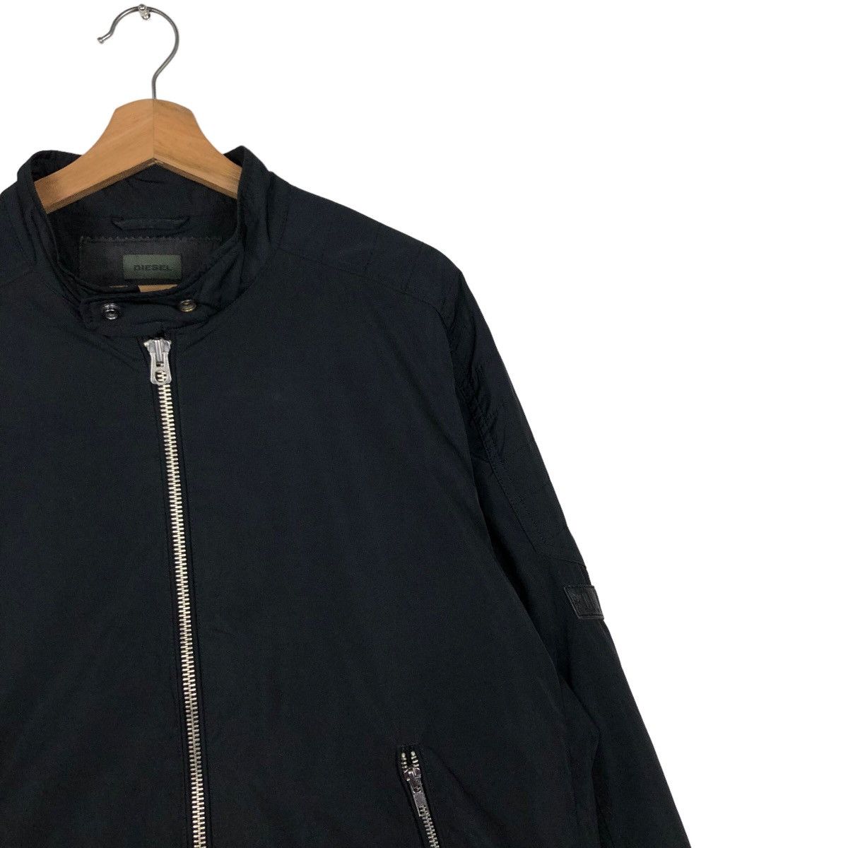 Diesel 🔥Biker Jacket Diesel Zipper Jacket Bondage Parachute Design Size US XXL / EU 58 / 5 - 6 Thumbnail
