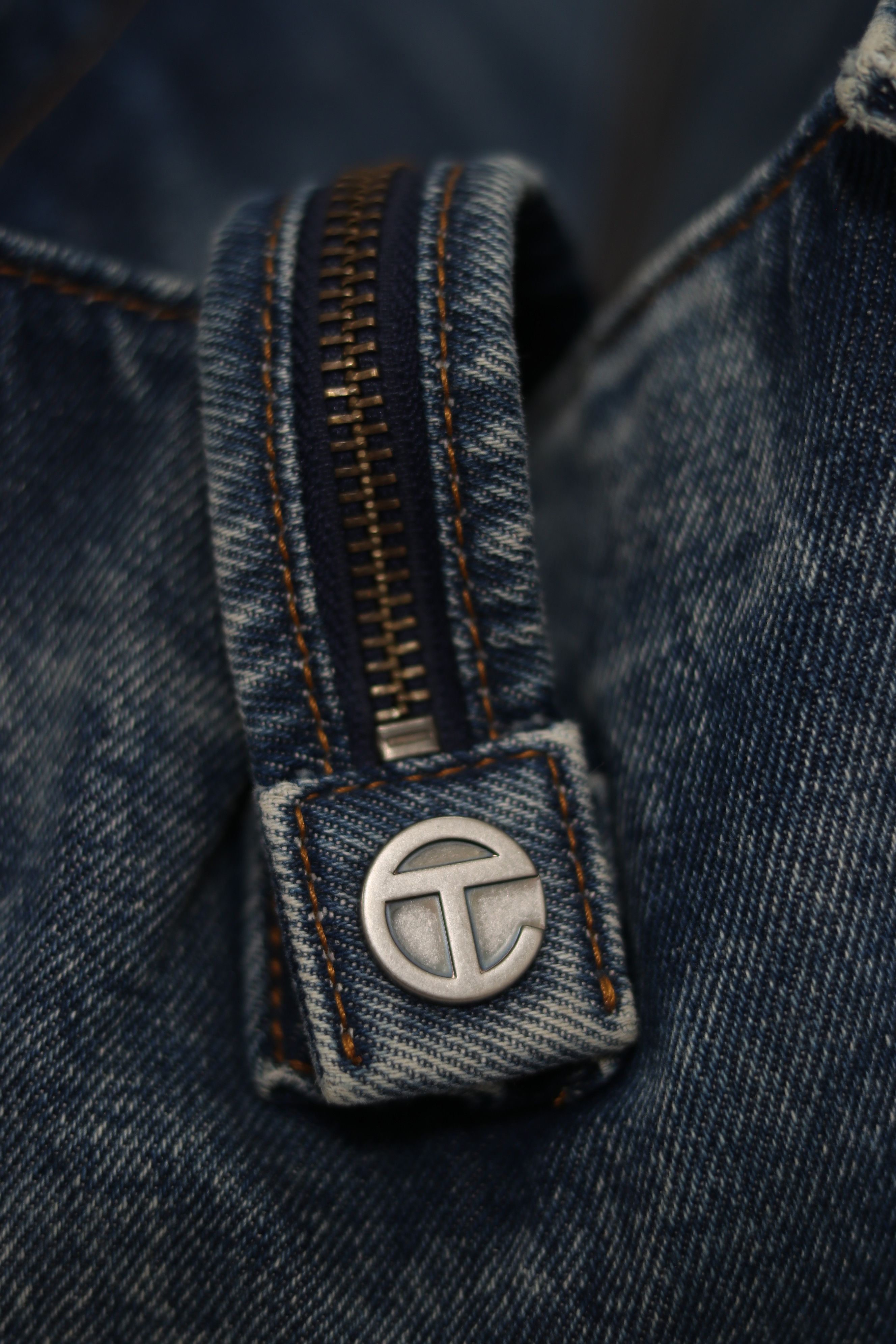 Telfar Telfar Denim Large Shopping Bag Blue Size ONE SIZE - 8 Thumbnail