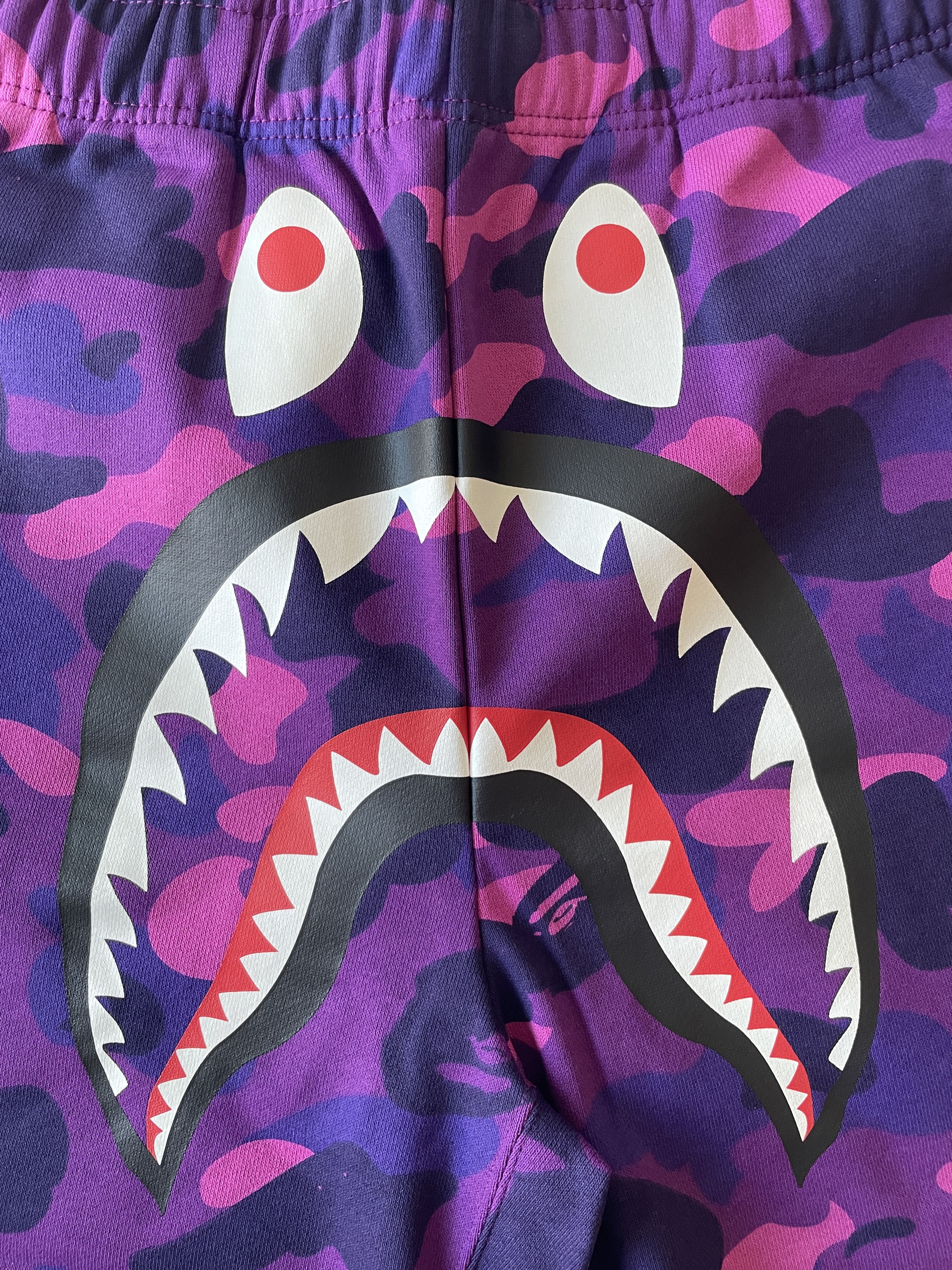Bape BAPE COLOR CAMO SHARK SWEAT SHORTS Size US 34 / EU 50 - 2 Thumbnail