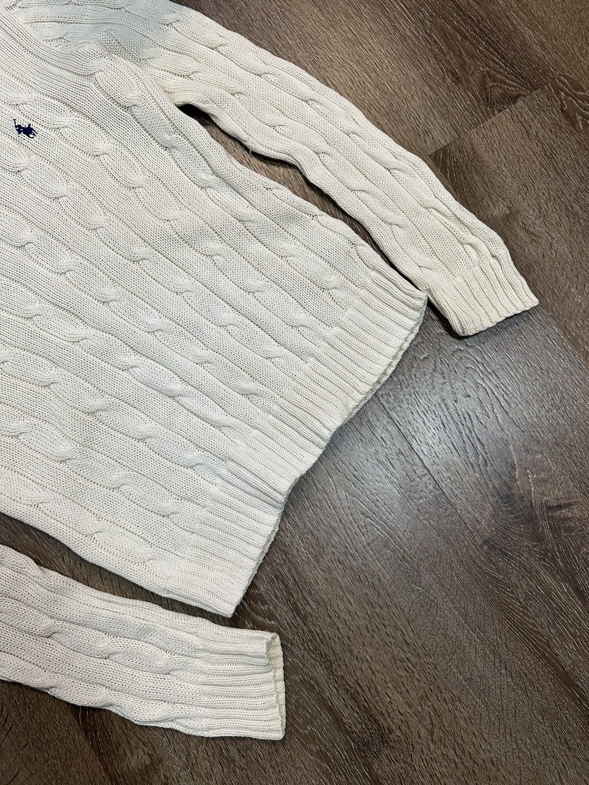 Polo Ralph Lauren Polo Ralph Lauren Cable Knit Sweater Size L / US 10 / IT 46 - 2 Thumbnail