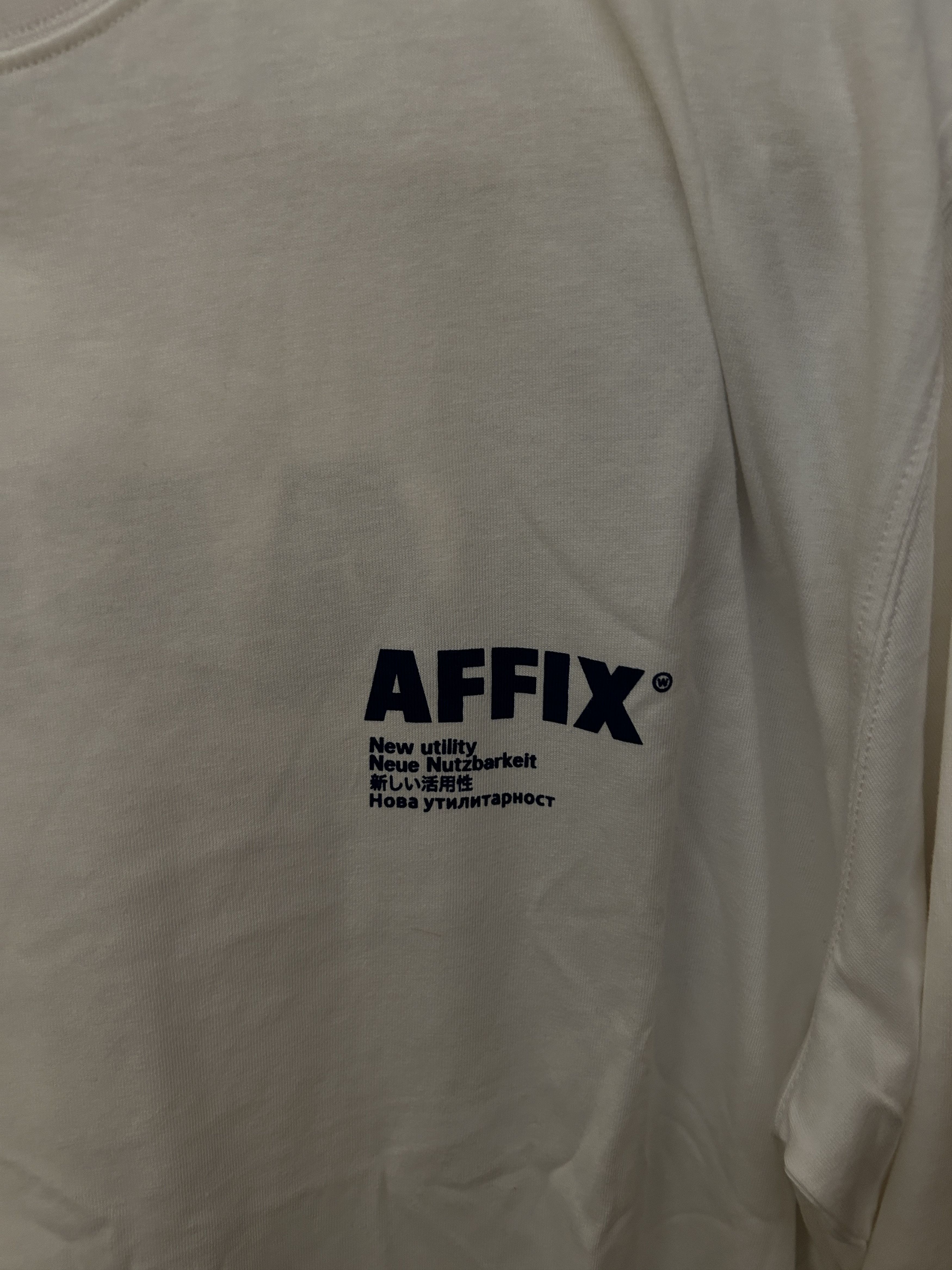 AFFXWRKS AFFIX LOGO T-shirt Print Cotton Tee New Utility Work Size US XL / EU 56 / 4 - 3 Thumbnail