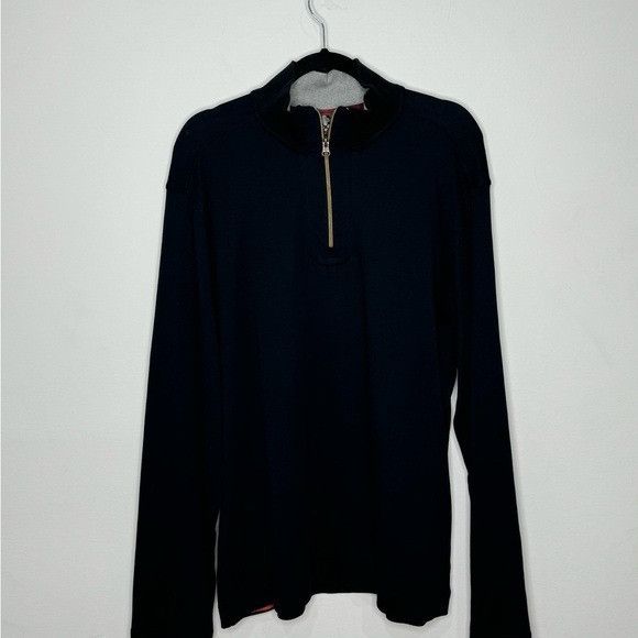 Robert Graham Robert Graham Quarter Zip Pullover Black Men’s XL Size US XL / EU 56 / 4 - 1 Thumbnail