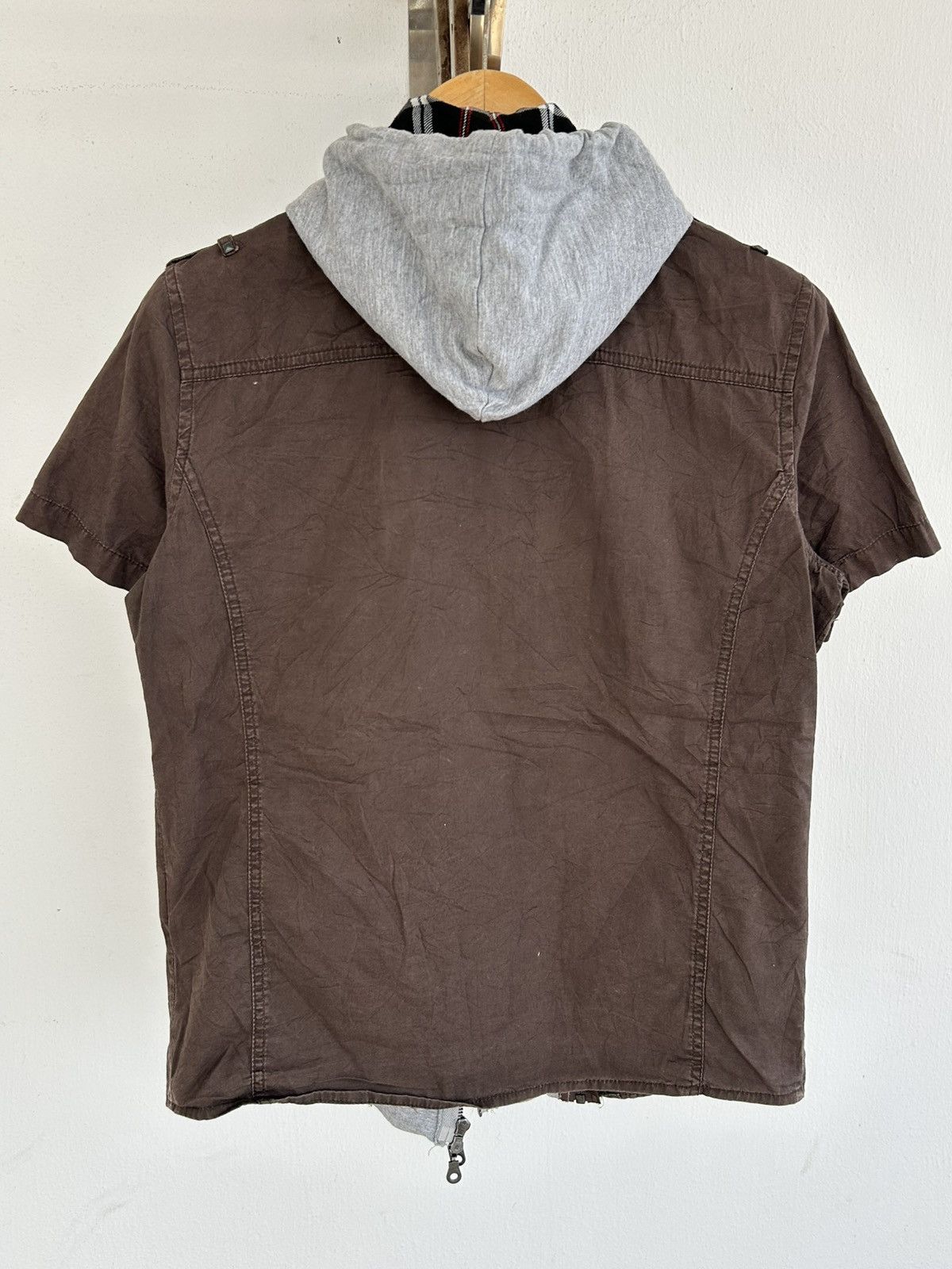 In The Attic Intheattic Vintage Japan Button up Hoodie Shirt Size US M / EU 48-50 / 2 - 2 Thumbnail