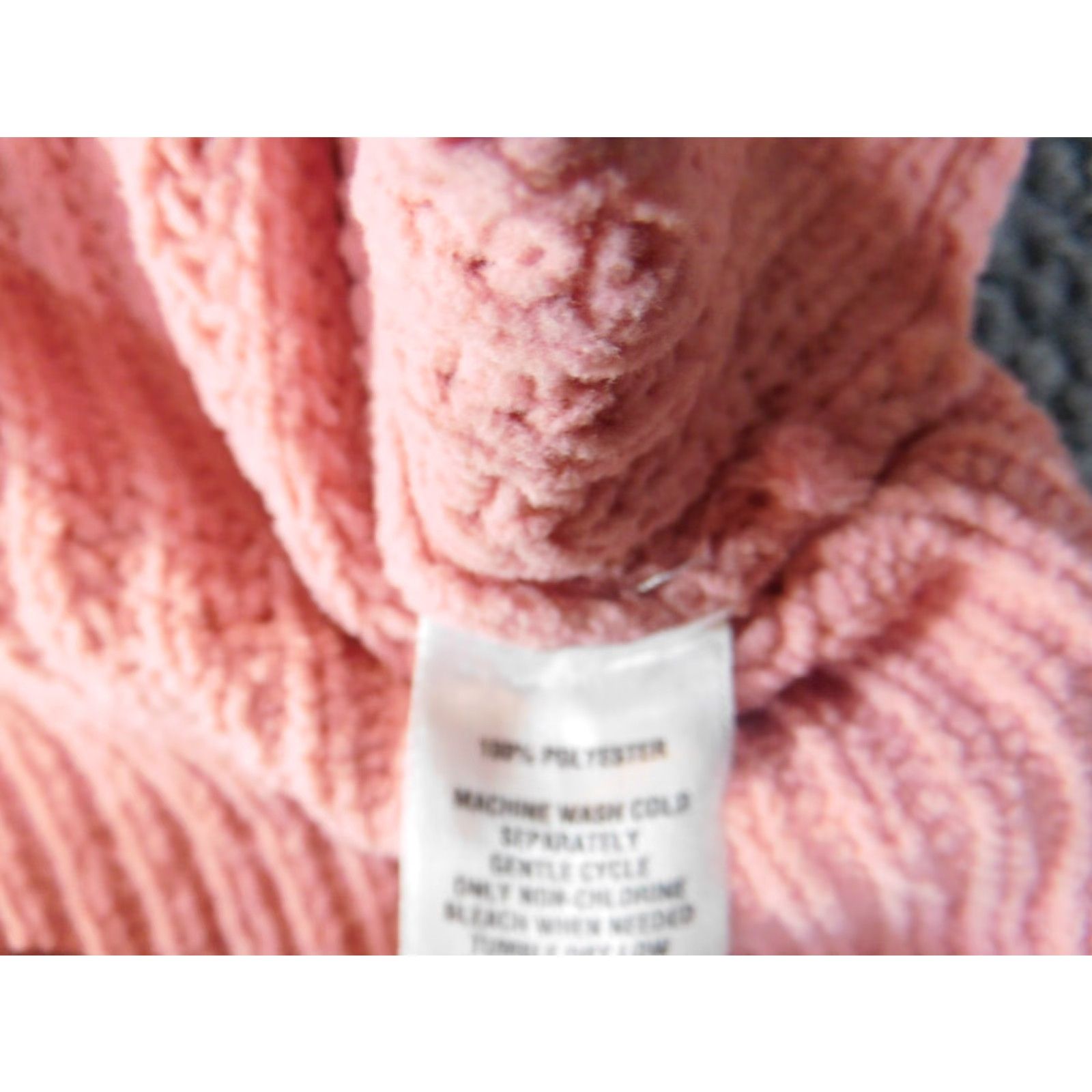Vintage Crown & Ivy Womens Sweater Pullover Turtleneck Knit Dolman Sleeve Medium Pink Regular Size M Size M / US 6-8 / IT 42-44 - 6 Thumbnail