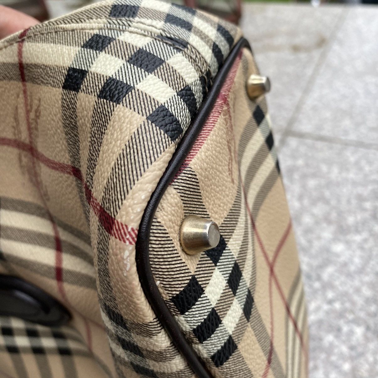 Burberry Burberry haymarket tote bag Size ONE SIZE - 8 Thumbnail