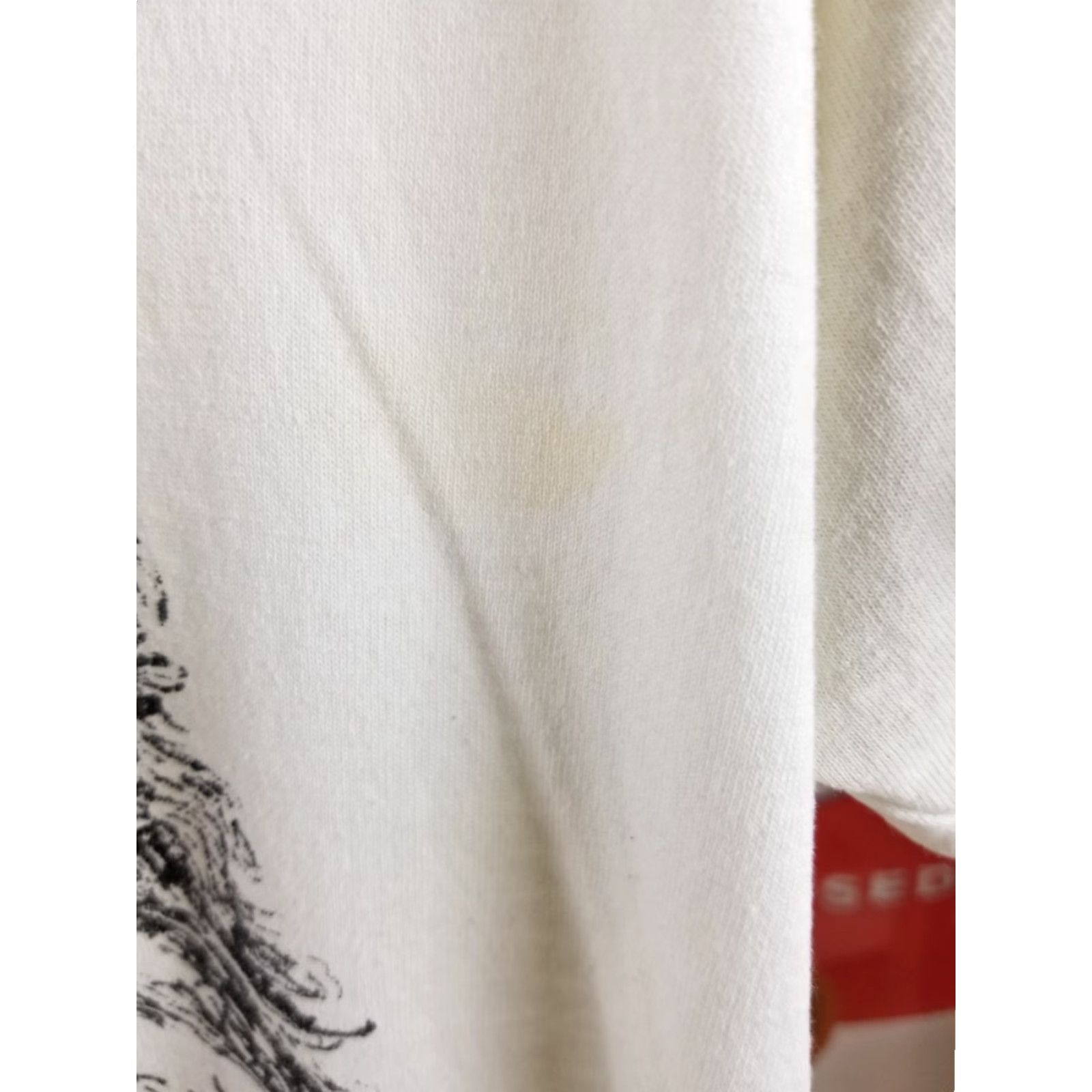 Vintage VINTAGE 90's LION FACE FADED SINGLE STITCH WHITE T-SHIRT SZ LARGE Size US L / EU 52-54 / 3 - 2 Thumbnail