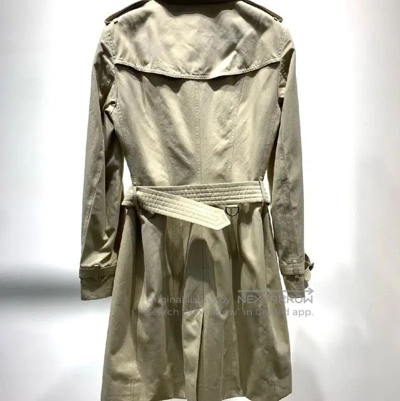 Burberry Burberry Khaki Cotton Women's Trench Coat. Size XL / US 12-14 / IT 48-50 - 2 Thumbnail
