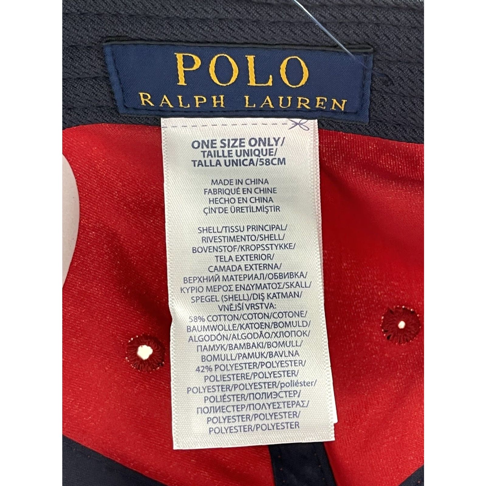 Polo Ralph Lauren Polo Ralph Lauren Hat Sports 1993 Red Rugby Strapback Adjustable Men Baseball Cap Logo Size US M / EU 48-50 / 2 - 6 Thumbnail