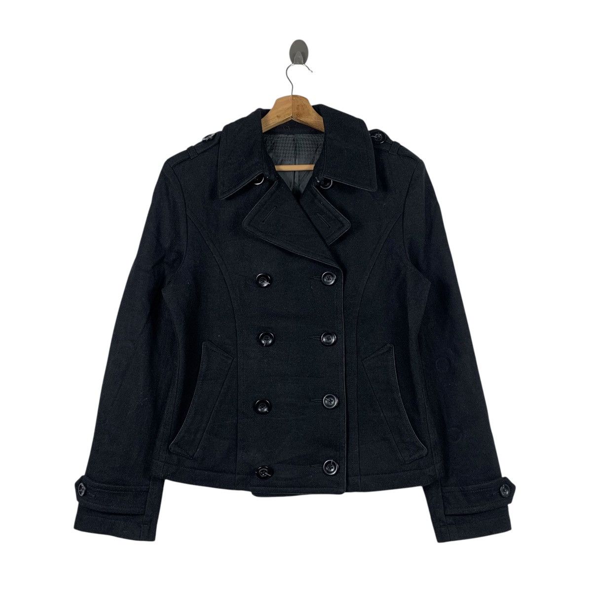 PPFM Peyton Place For Men PPFM Japanese Brand Wool Peacoat Jacket Size US S / EU 44-46 / 1 - 1 Thumbnail
