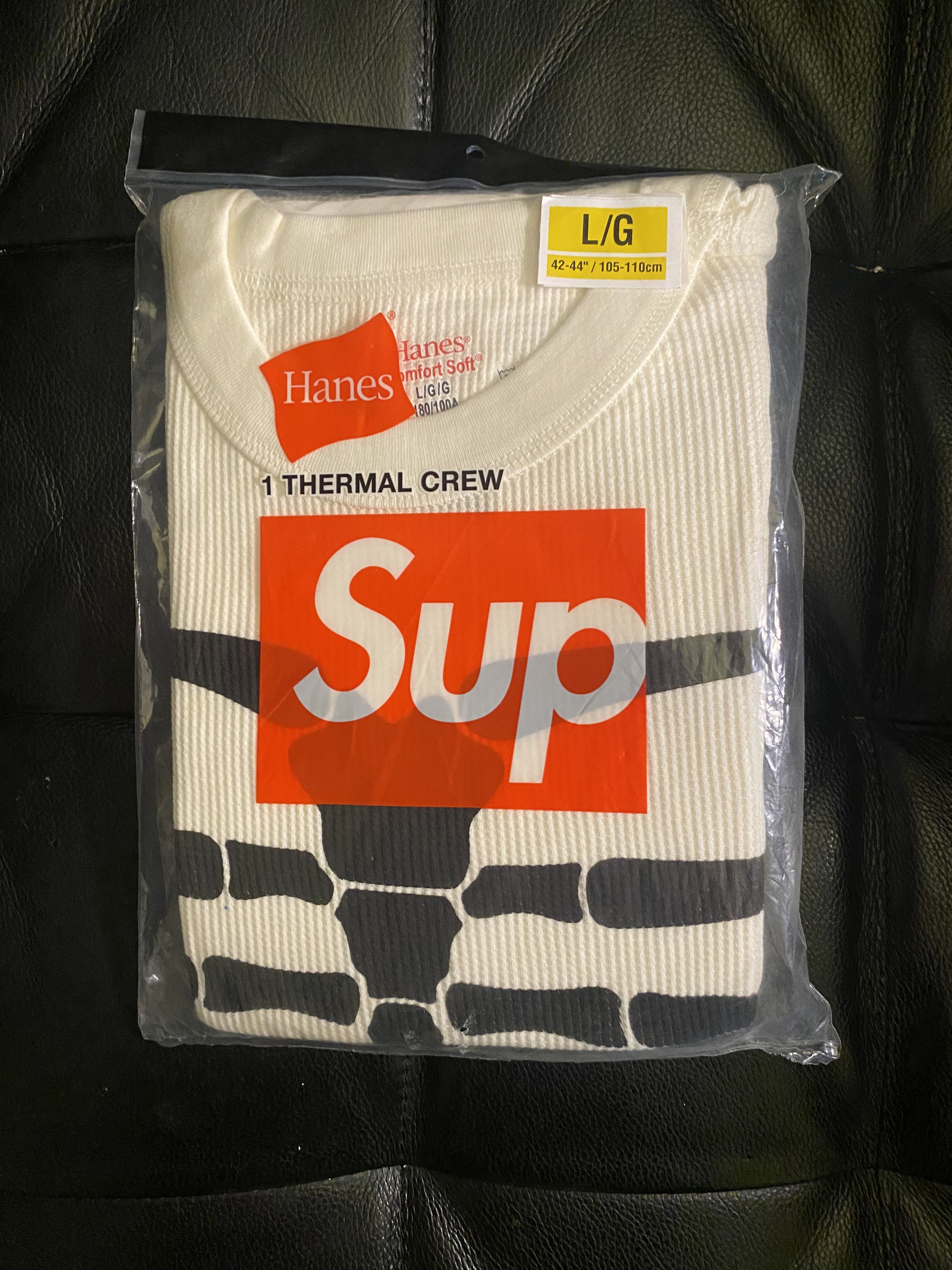 Hanes × Supreme Supreme Bones Thermal Crew Size US L / EU 52-54 / 3 - 2 Thumbnail