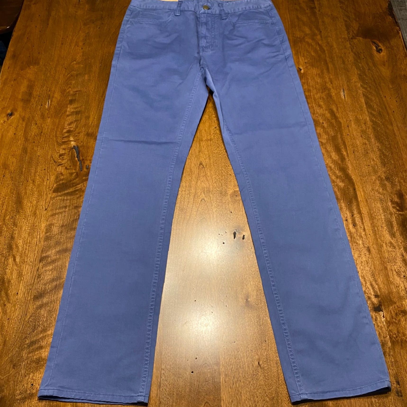 Vineyard Vines Vineyard Vines Pants Mens 30x32 Blue Straight Fit 5-Pocket Pant Preppy NEW Size US 30 / EU 46 - 2 Thumbnail