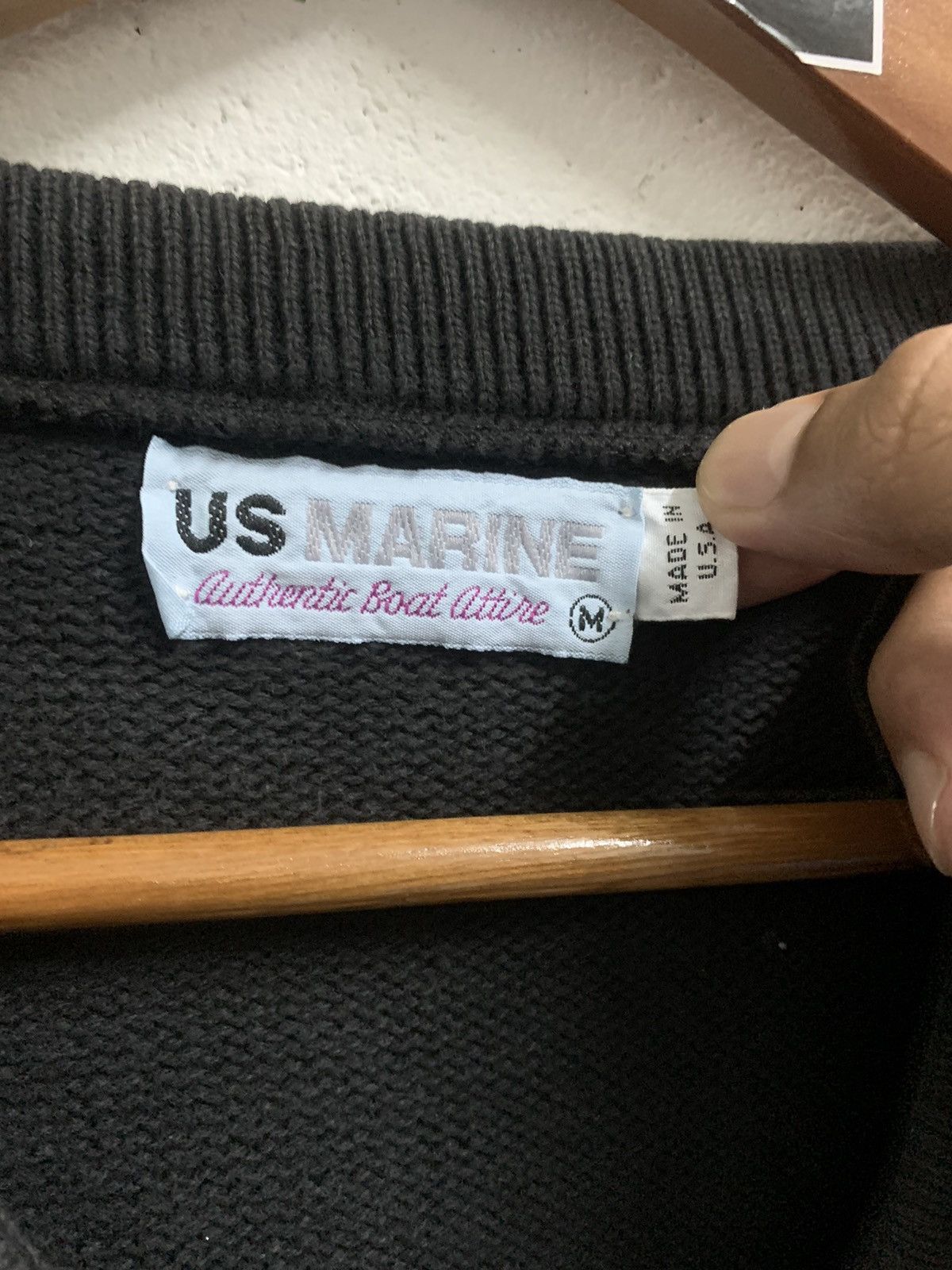 Vintage Vintage 90s US Marine Sweatshirt Size US M / EU 48-50 / 2 - 7 Thumbnail