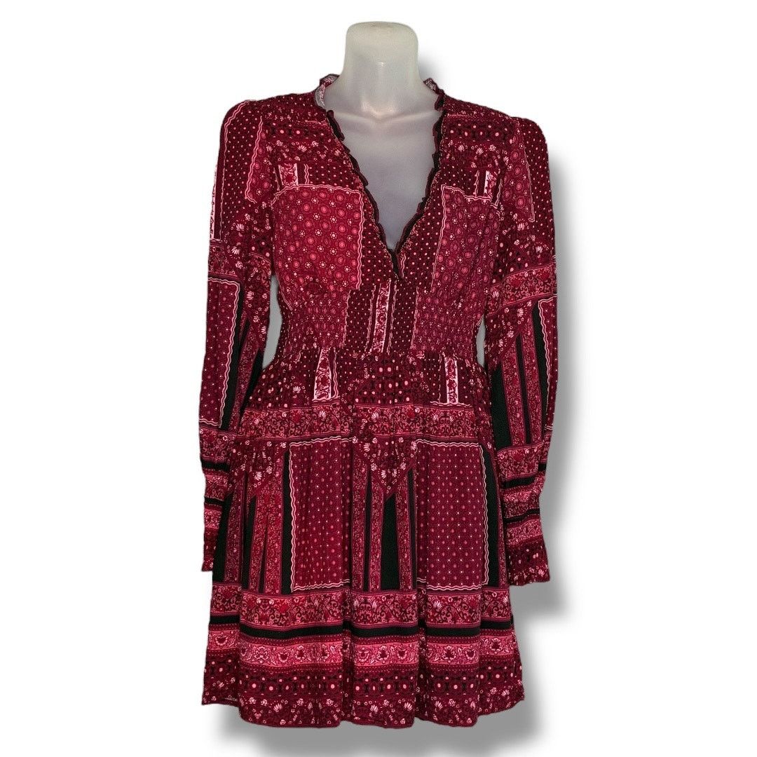 Other Altar'd State boho patchwork peasant dress size medium Size M / US 6-8 / IT 42-44 - 2 Thumbnail