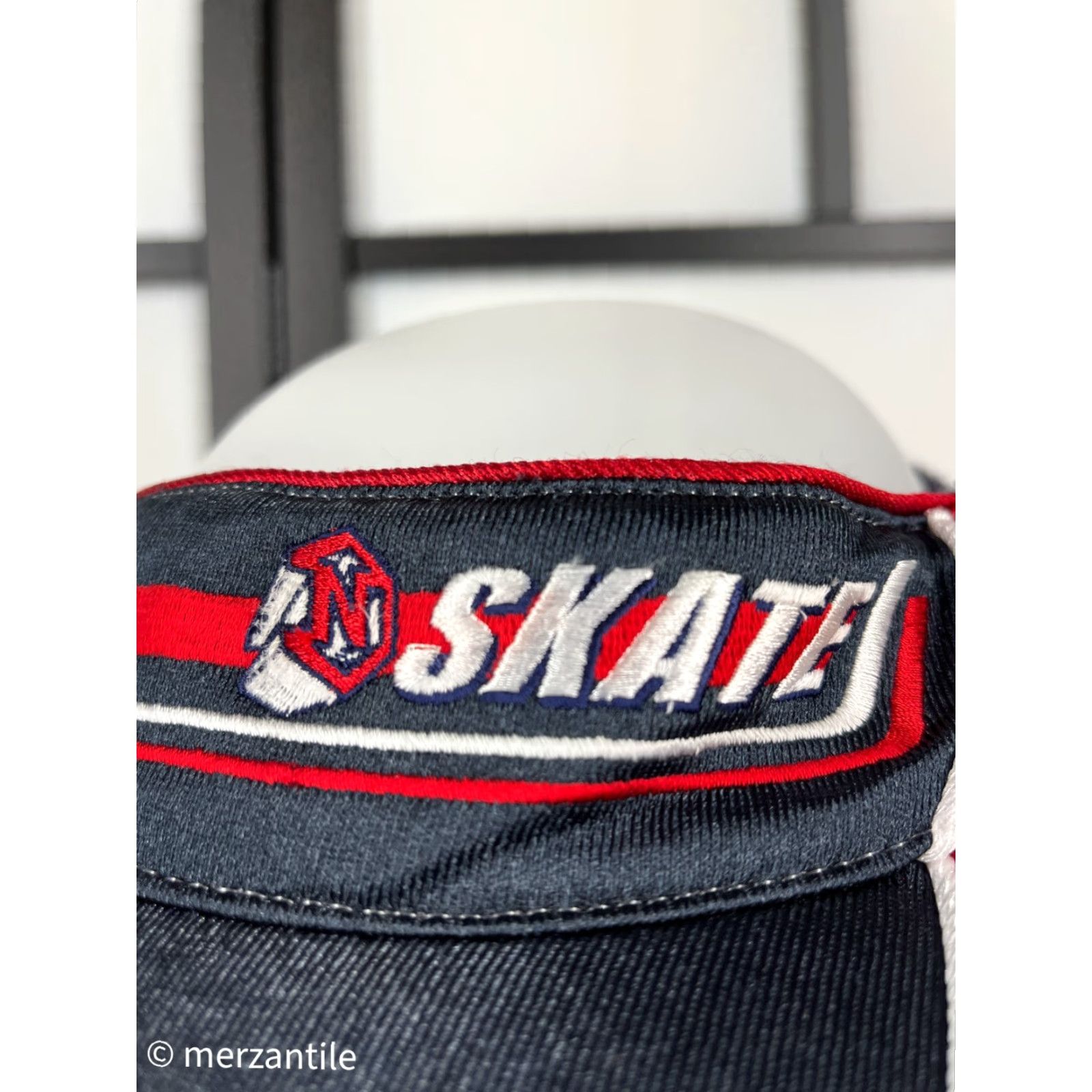 Old Navy Old Navy Visor Hat Adult Large Blue Red NC Skate Terry Headband G Size ONE SIZE - 2 Thumbnail