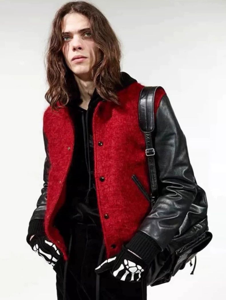 Yves Saint Laurent Saint Laurent18 FW black and red teddy leather sleeves Tedd Size US S / EU 44-46 / 1 - 6 Thumbnail