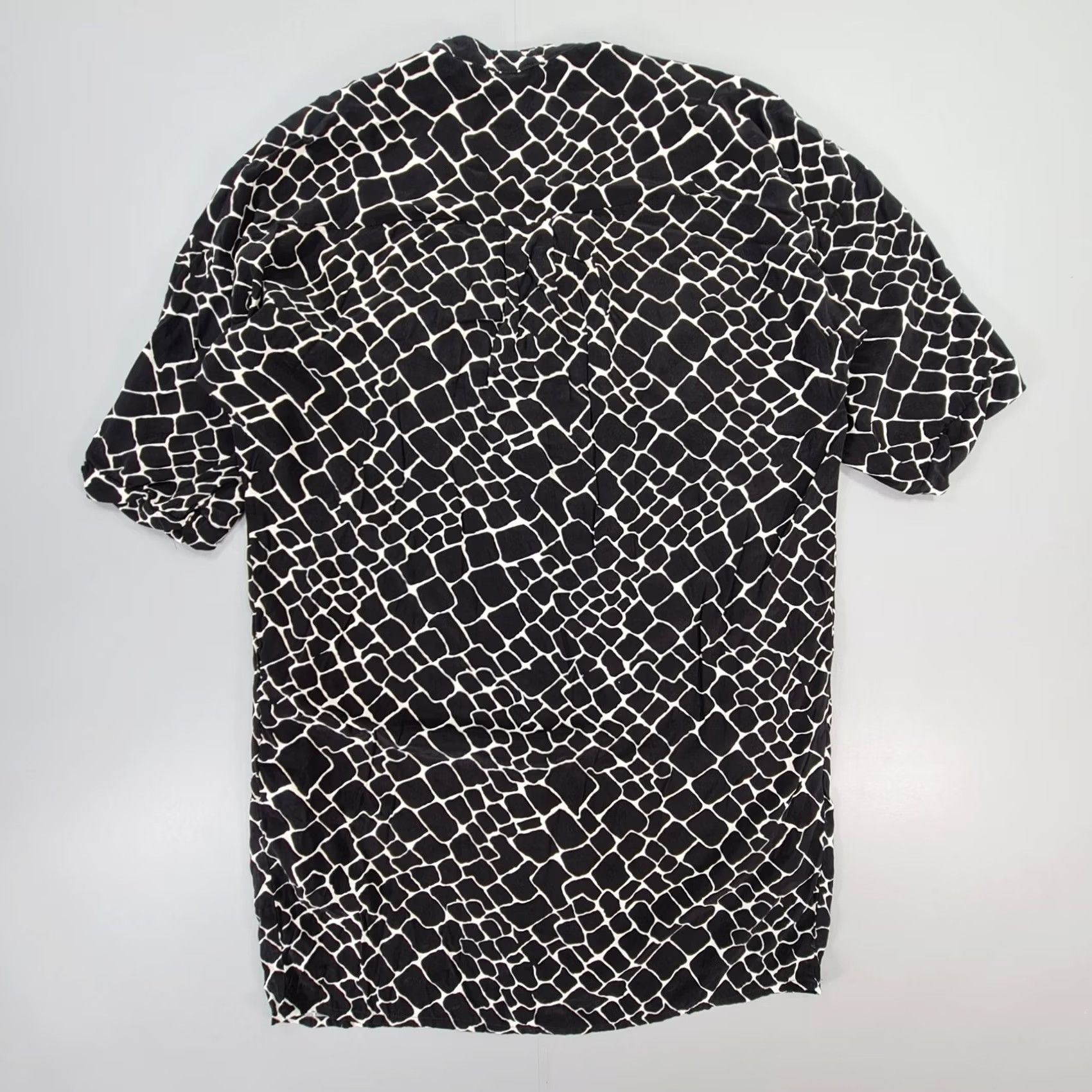 Whistles Whistles Dress Black Mini Snake Pattern V-Neck Short Length Womens Small Size 28" / US 6 / IT 42 - 5 Thumbnail