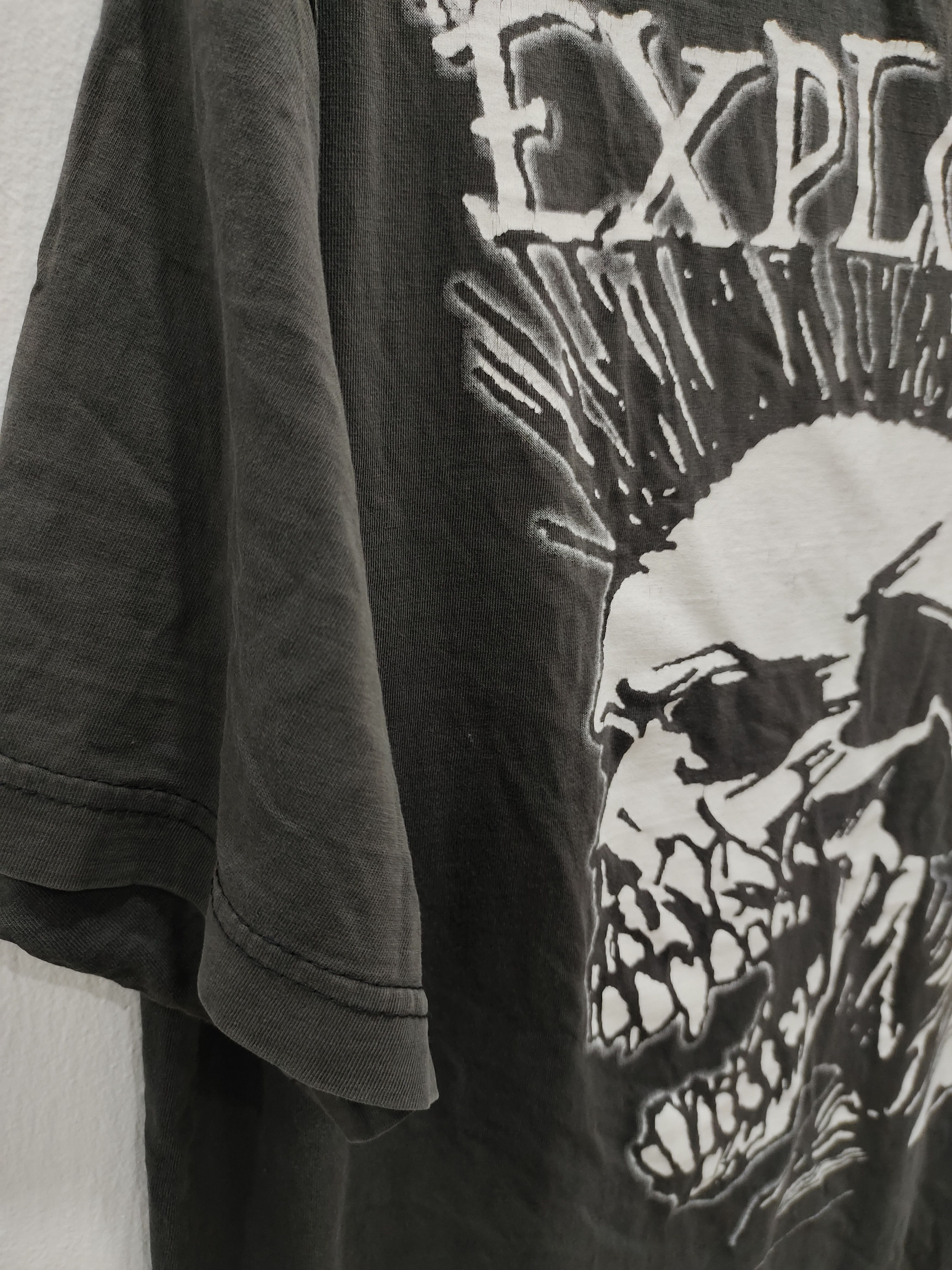 Band Tees Vintage 90s The Exploited Punk Band Distressed Tees Size US XL / EU 56 / 4 - 4 Thumbnail